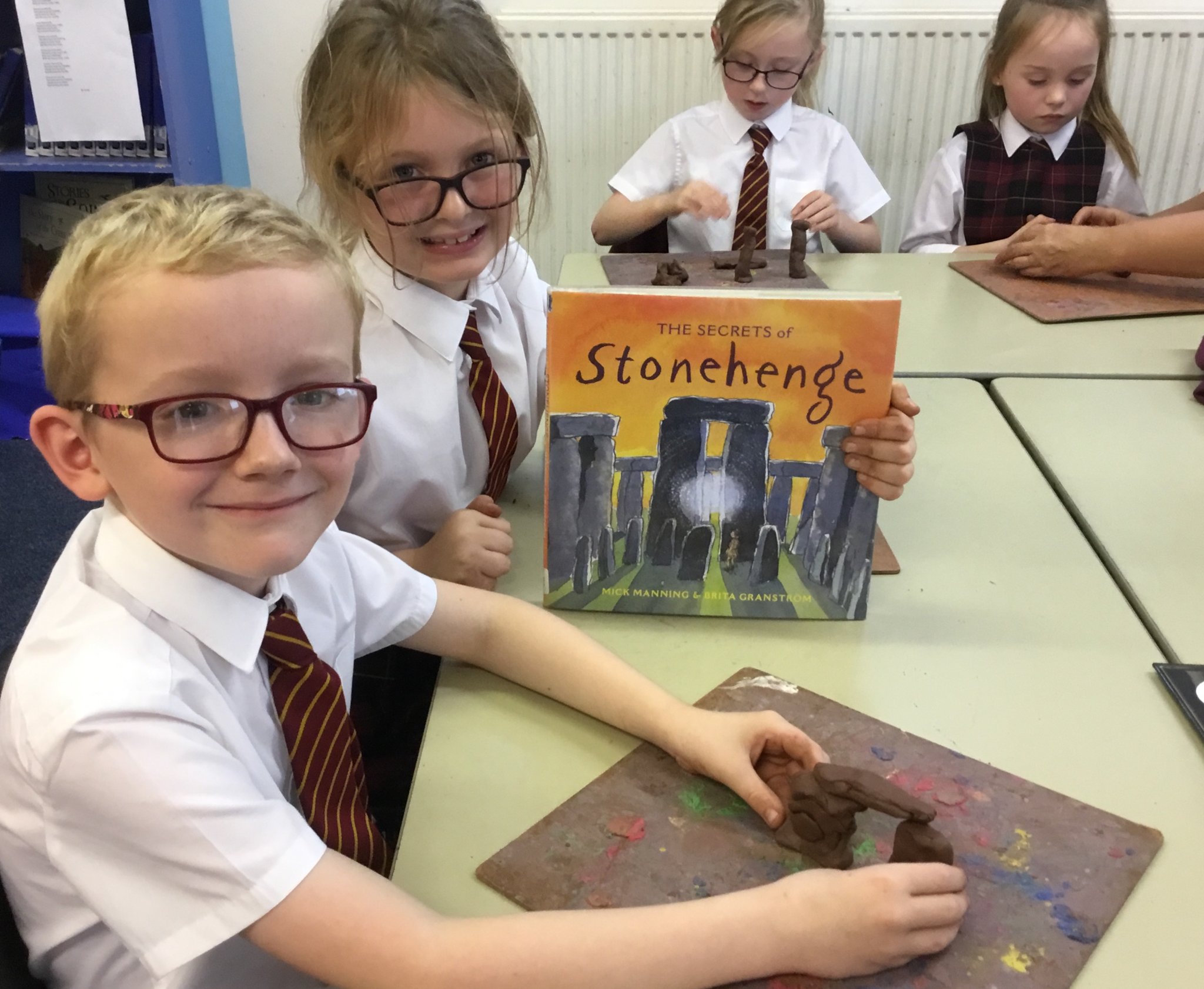 Image of Year 3 Stonehenge Clay Models