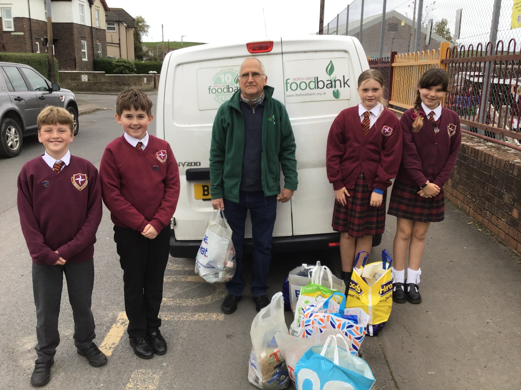 Image of School Council Food Bank Donations