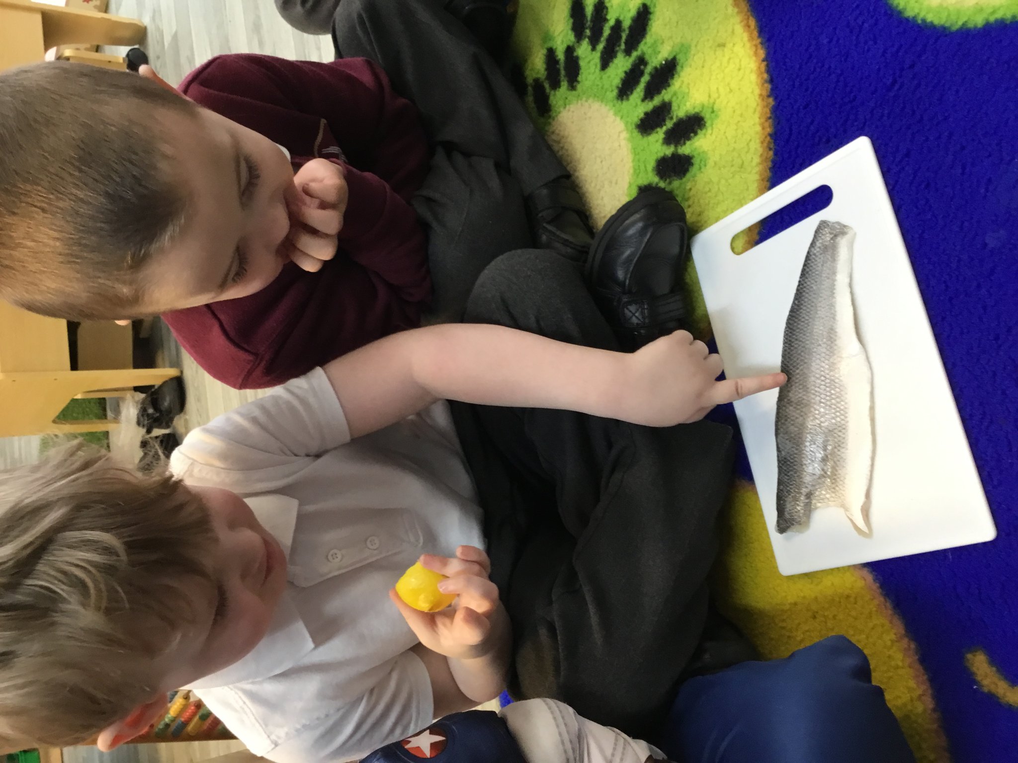 Image of Using our senses in Nursery 