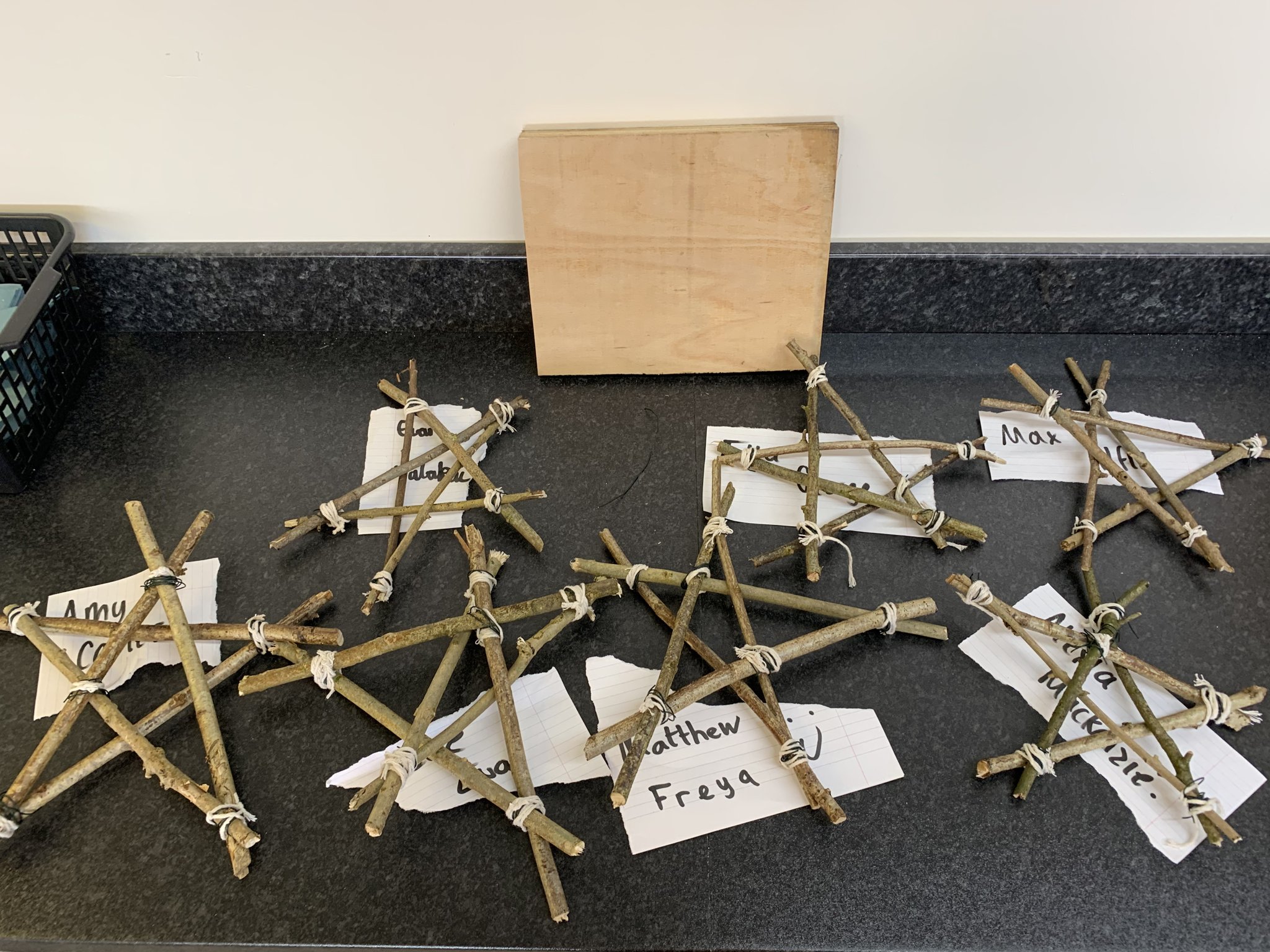 Image of Wooden Stars of Bethlehem 