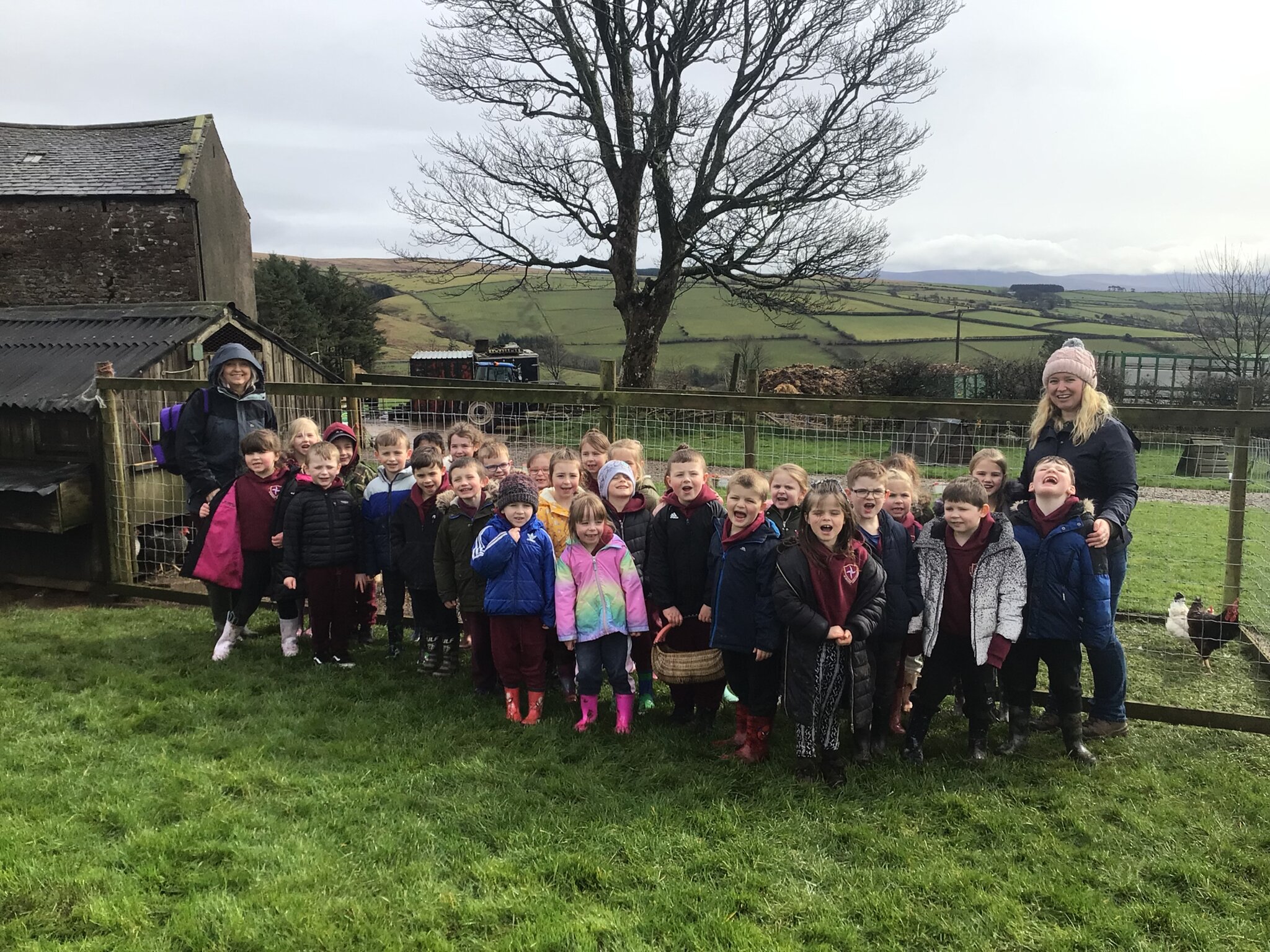 Image of Year 1 visit Strudda Bank Farm