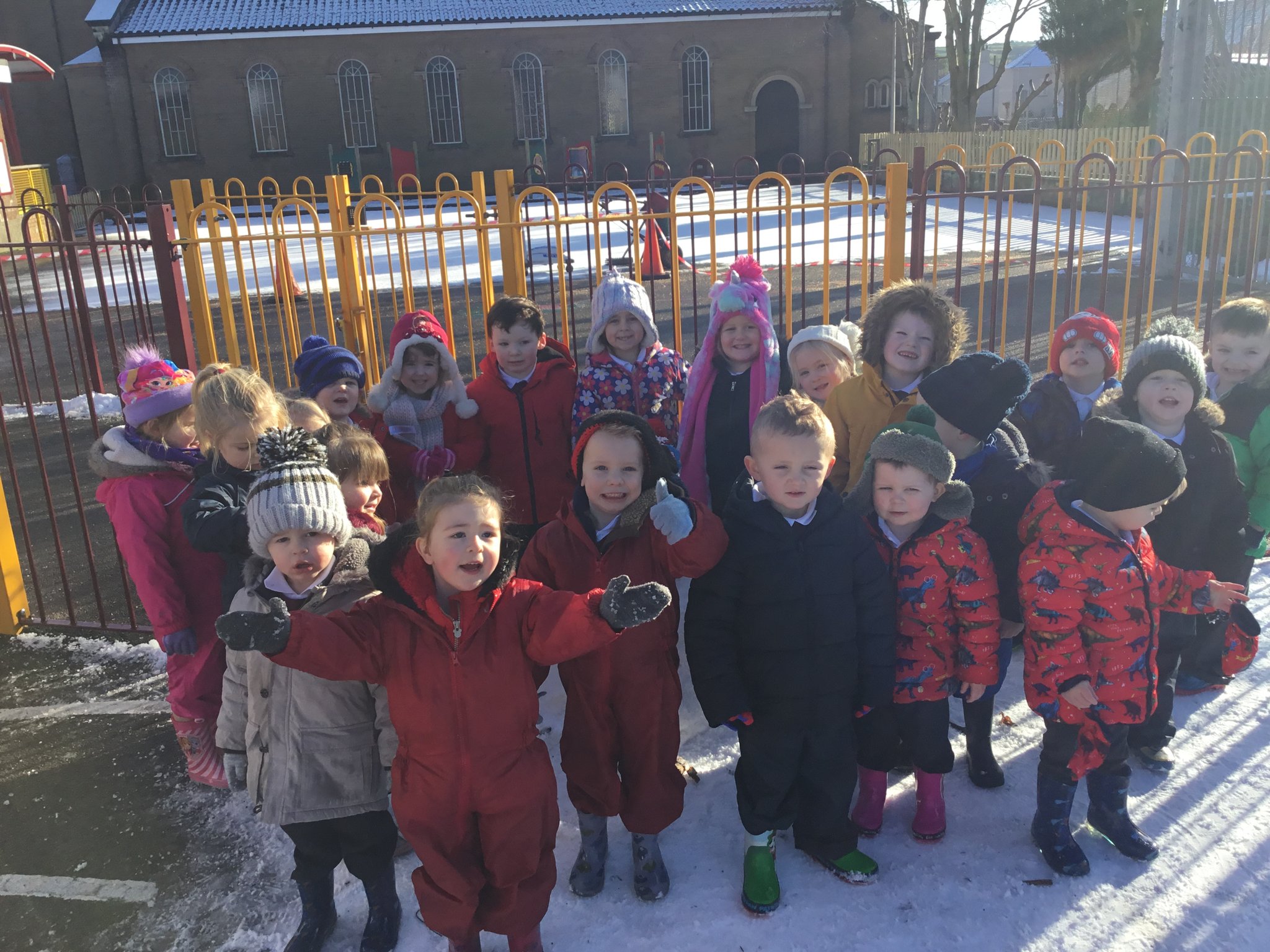 Image of Nursery’s fun in snow!