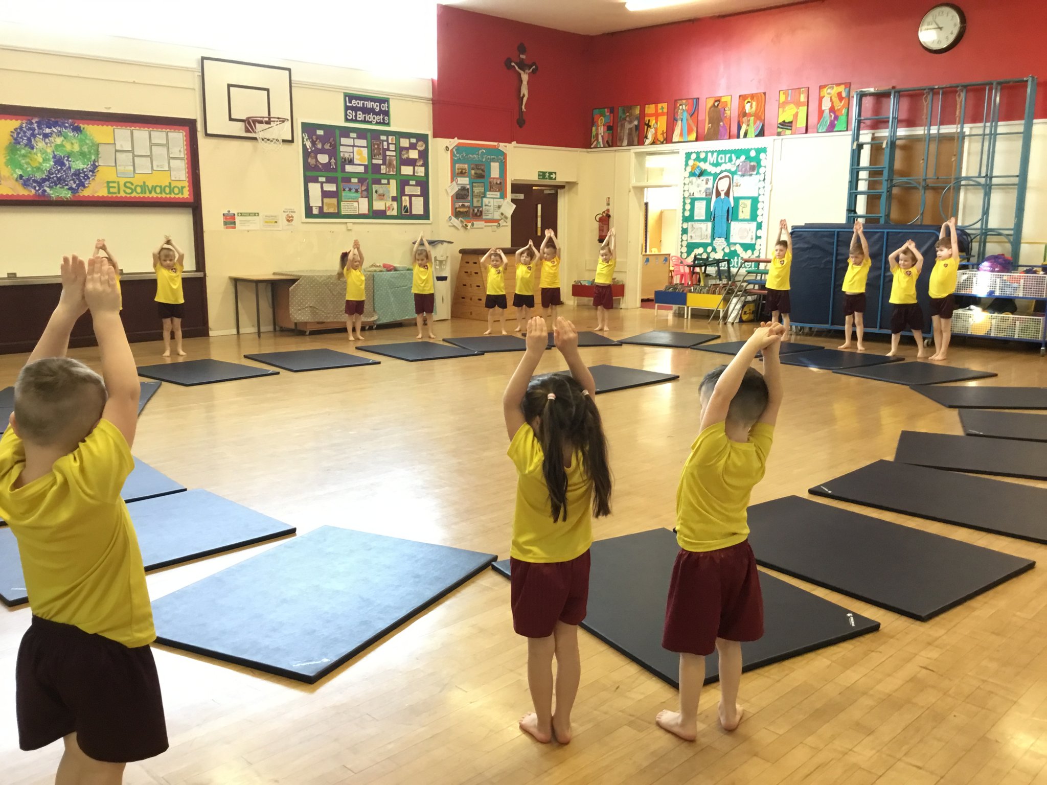 Image of First gymnastics session