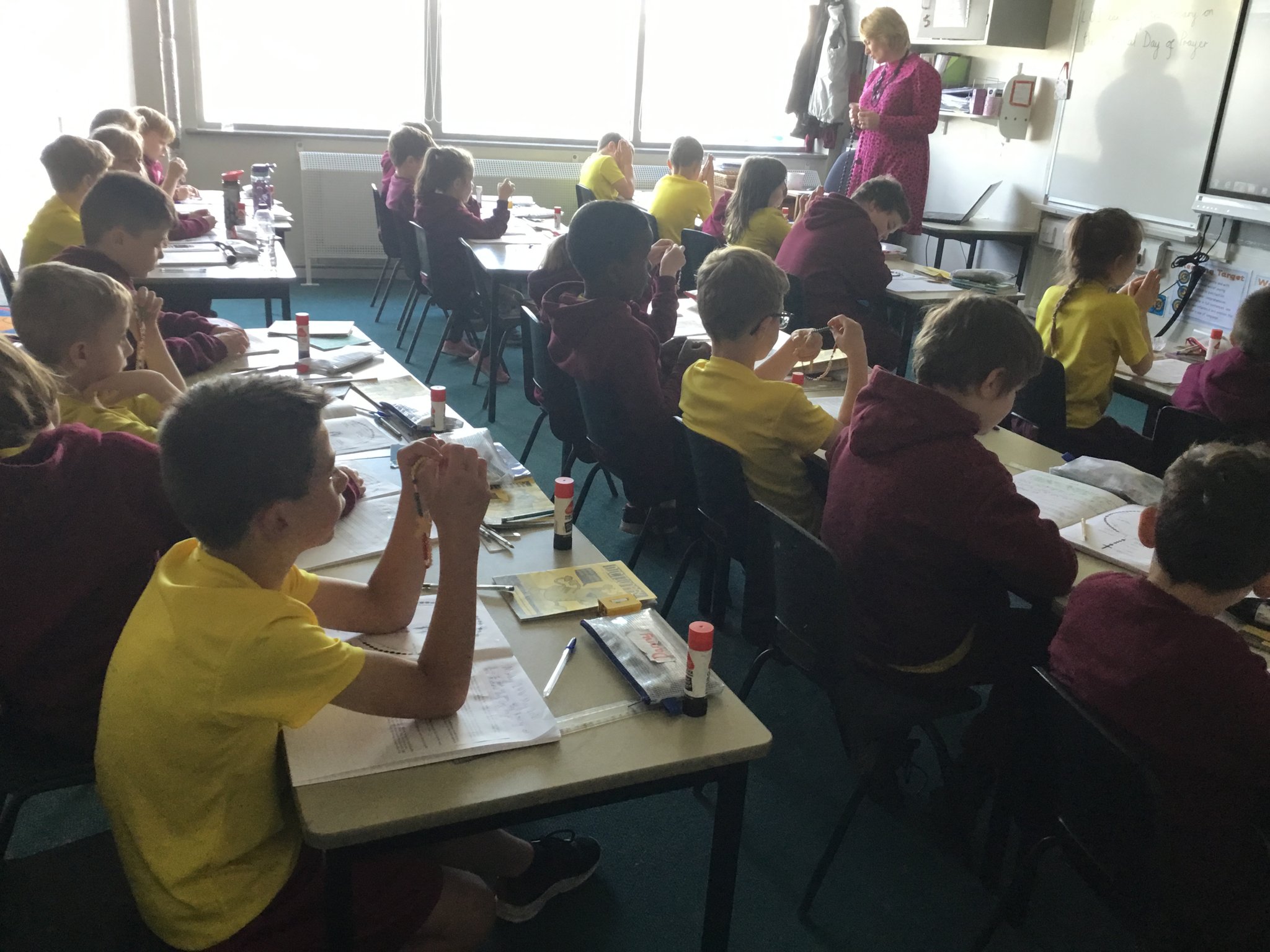 Image of Year 3 Pray the Rosary on National Day of Prayer