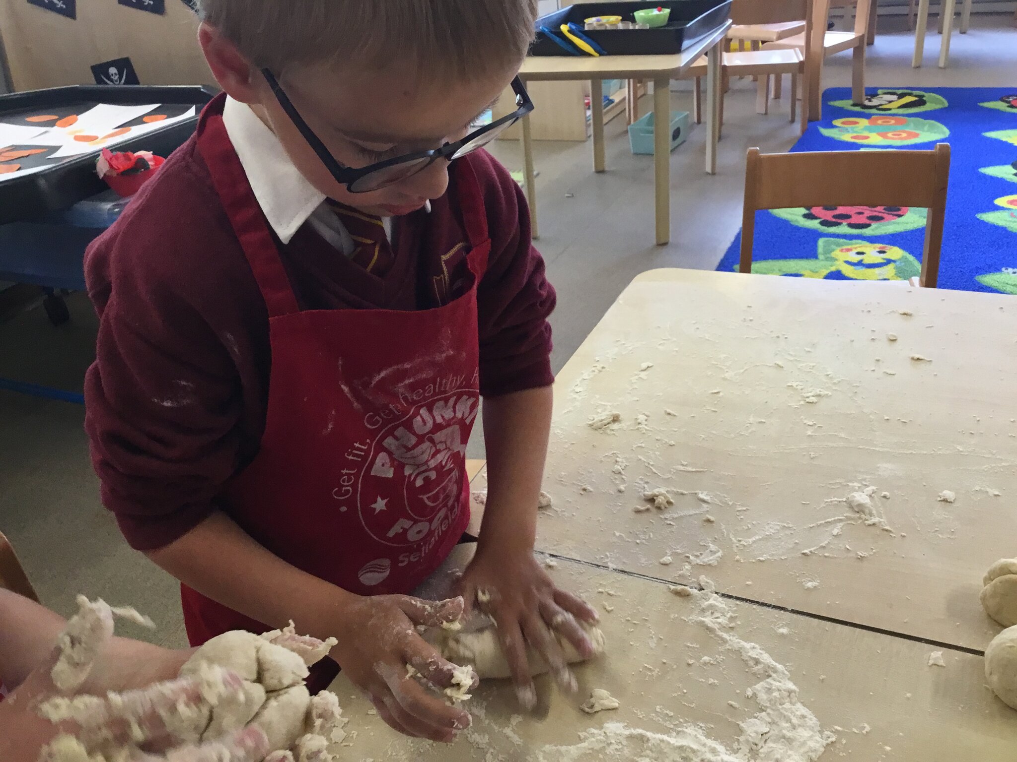 Image of The Little Red Hen make some bread