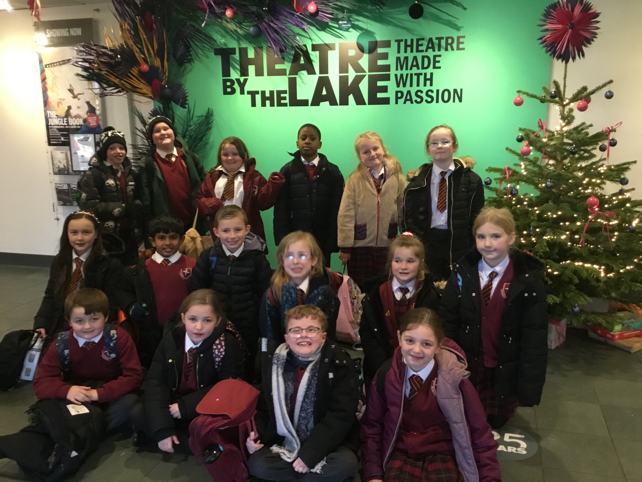 Image of Year 3 visit to the Theatre by the Lake