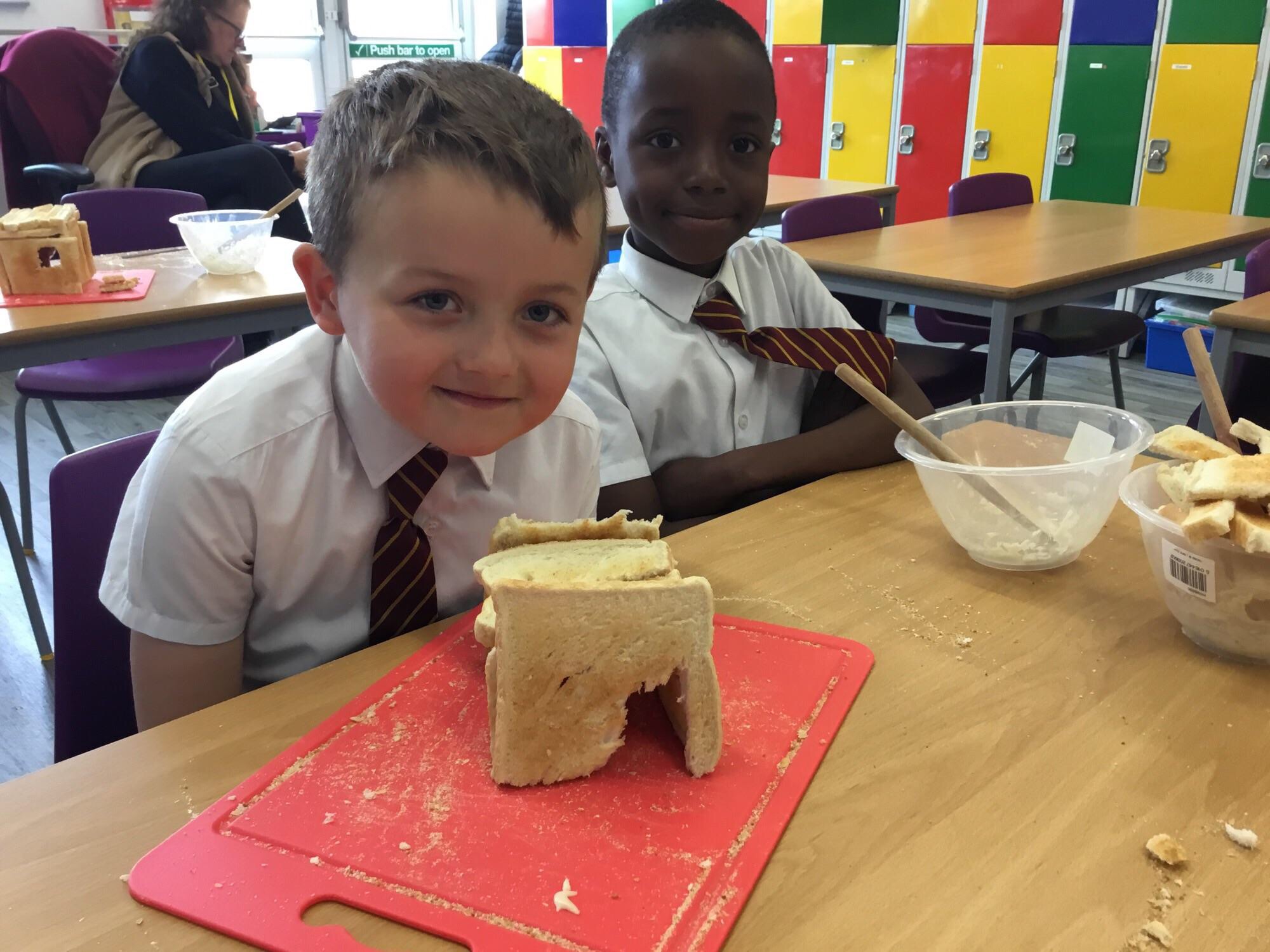 Image of Year 1 find out ‘Can you build with bread?’