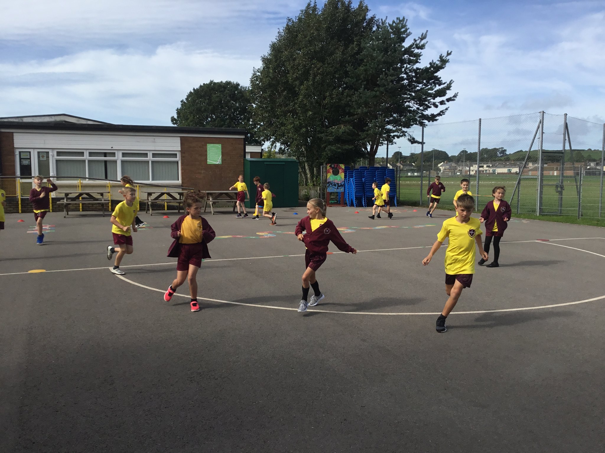 Image of Y5 Football with Stuart Green 