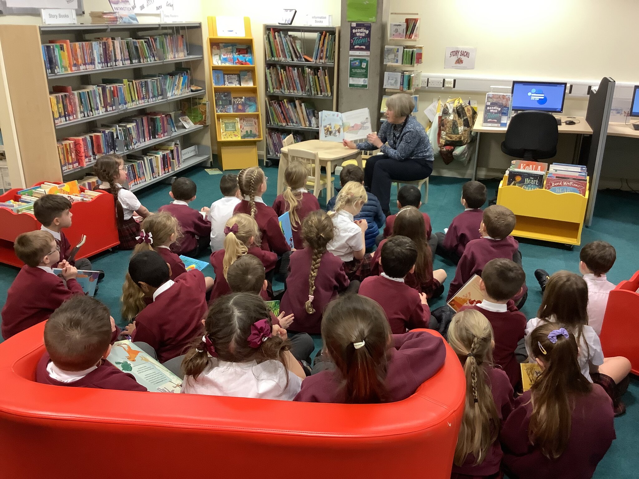 Image of Year 2 Library Visit