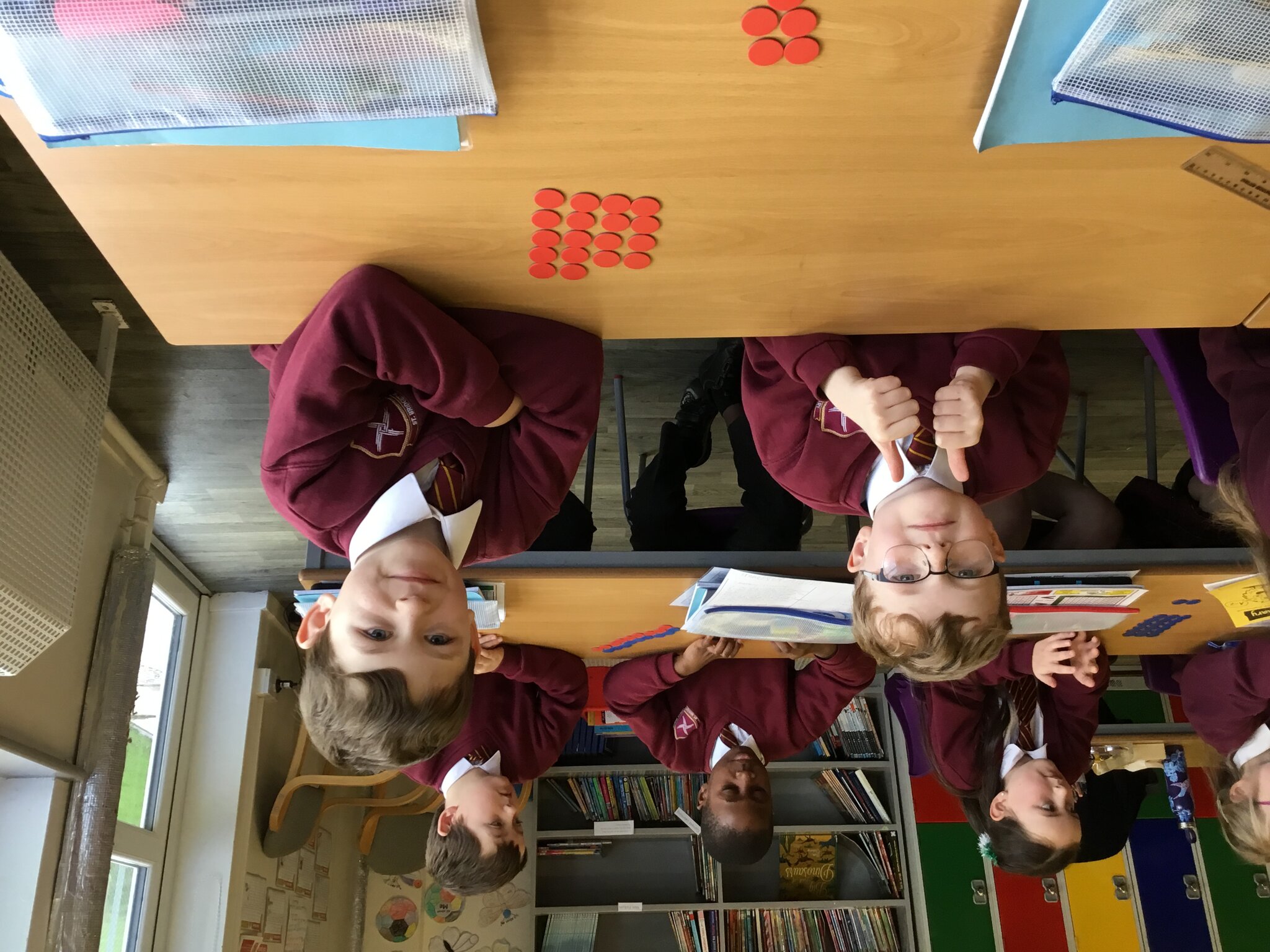 Image of Year 3 learn about multiplication using arrays.