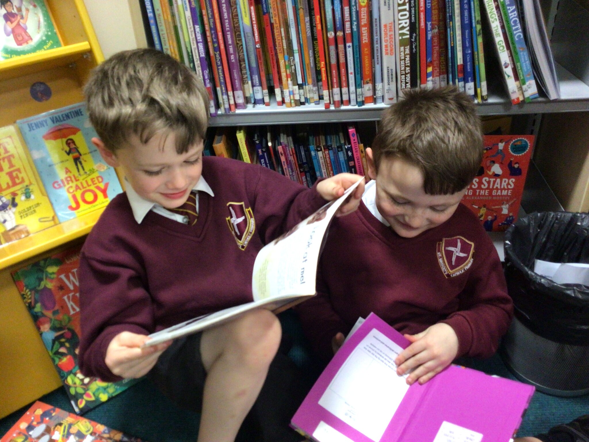 Image of Year 1 Visit Egremont Library 