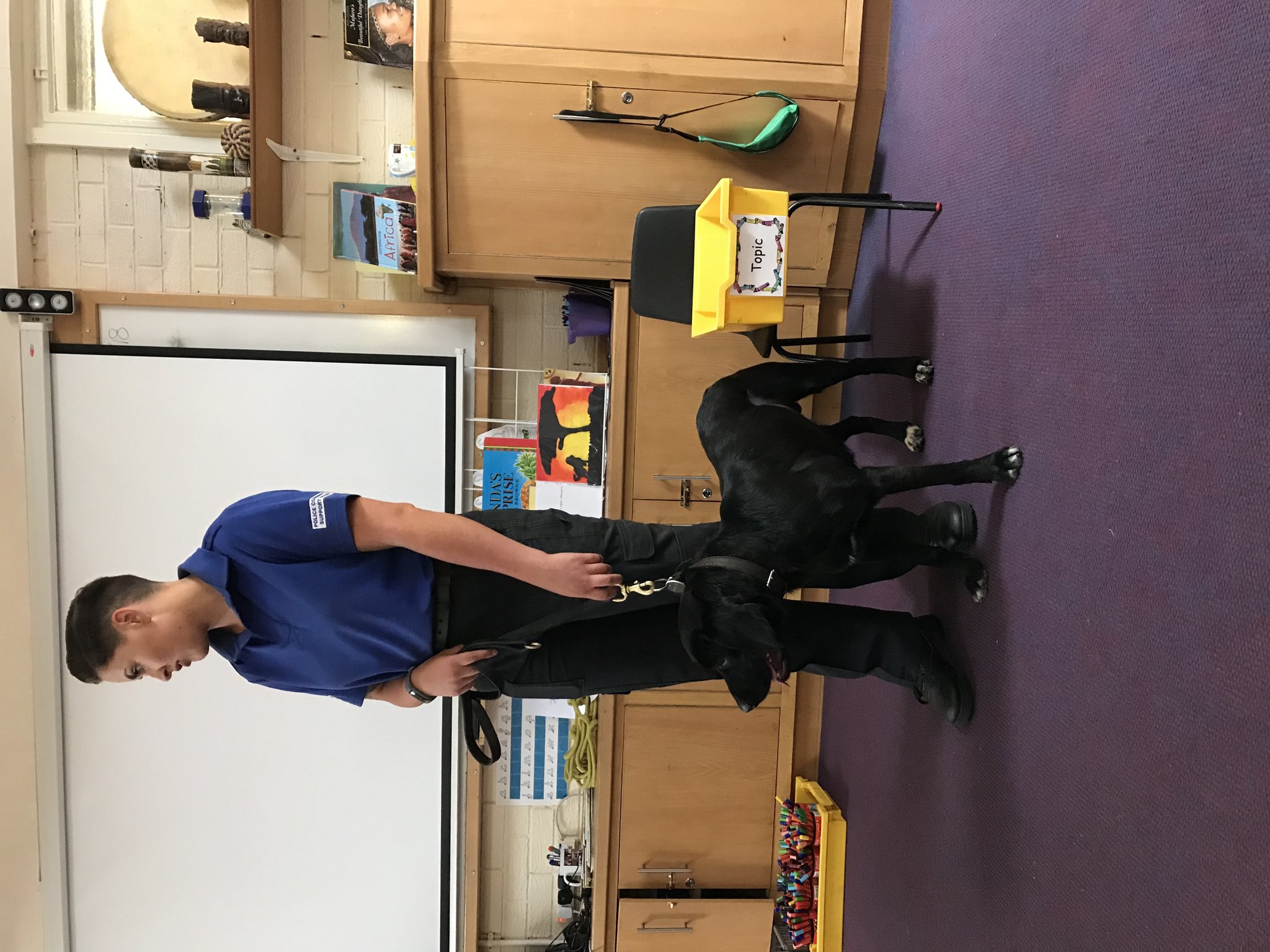 Image of Police Dog visits Year 2