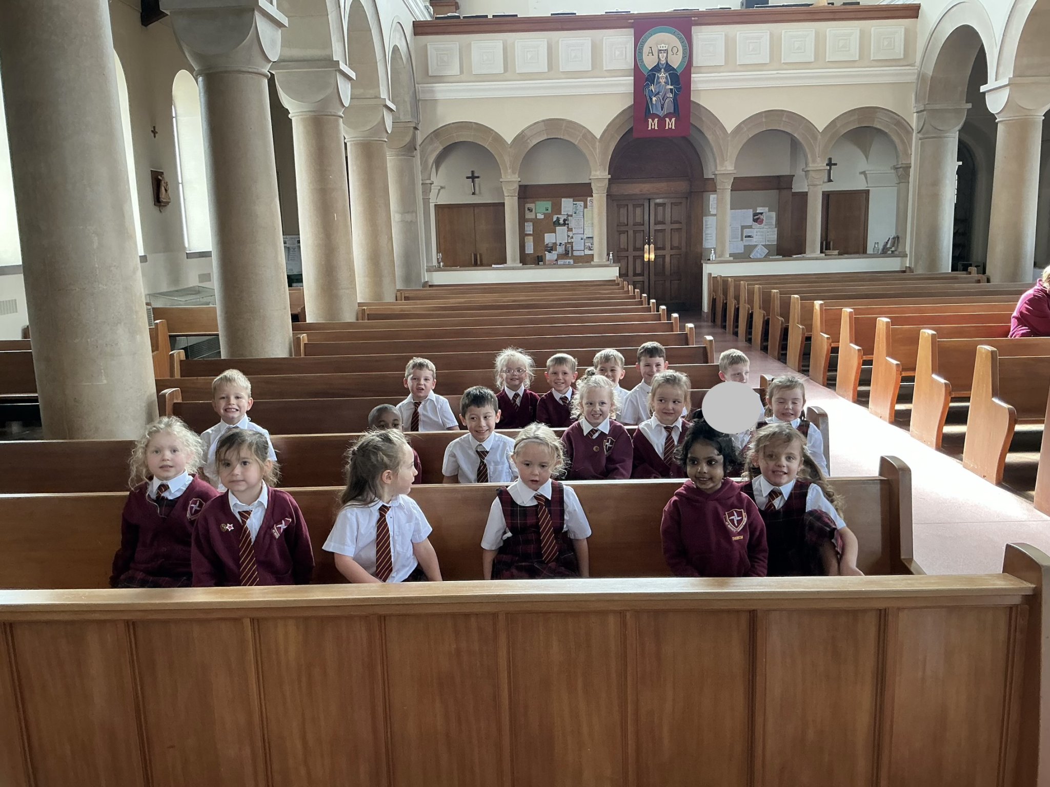 Image of Reception’s Visit to Church: Learning About Baptism