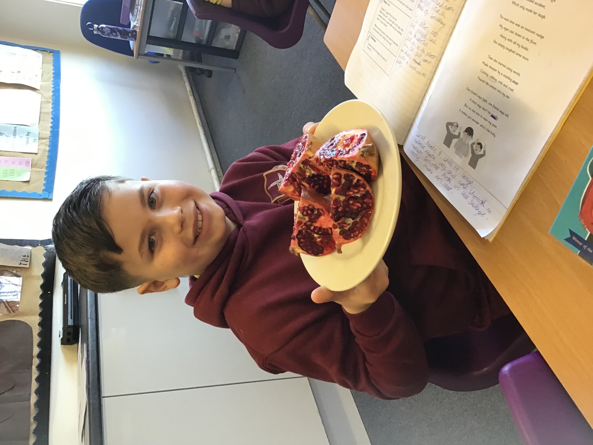 Year 4 Pomegranate Tasting 