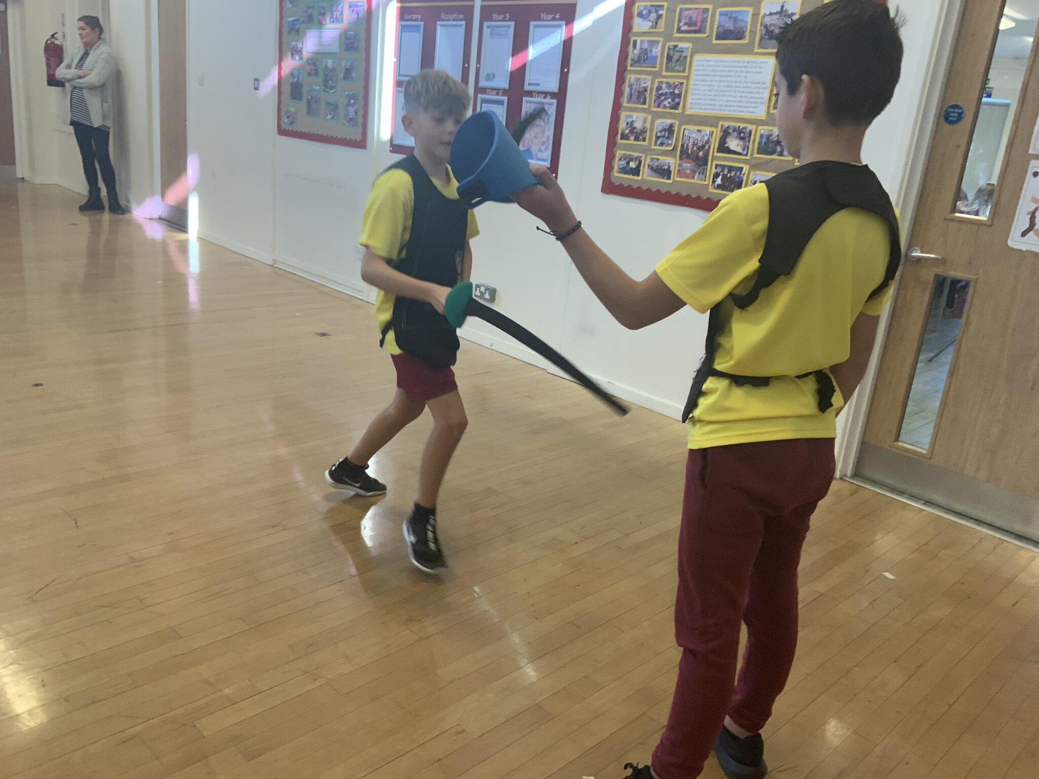 Image of Y6 Fencing Session