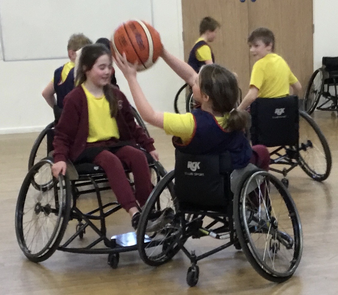 Image of Wheelchair Basket Ball Year 5