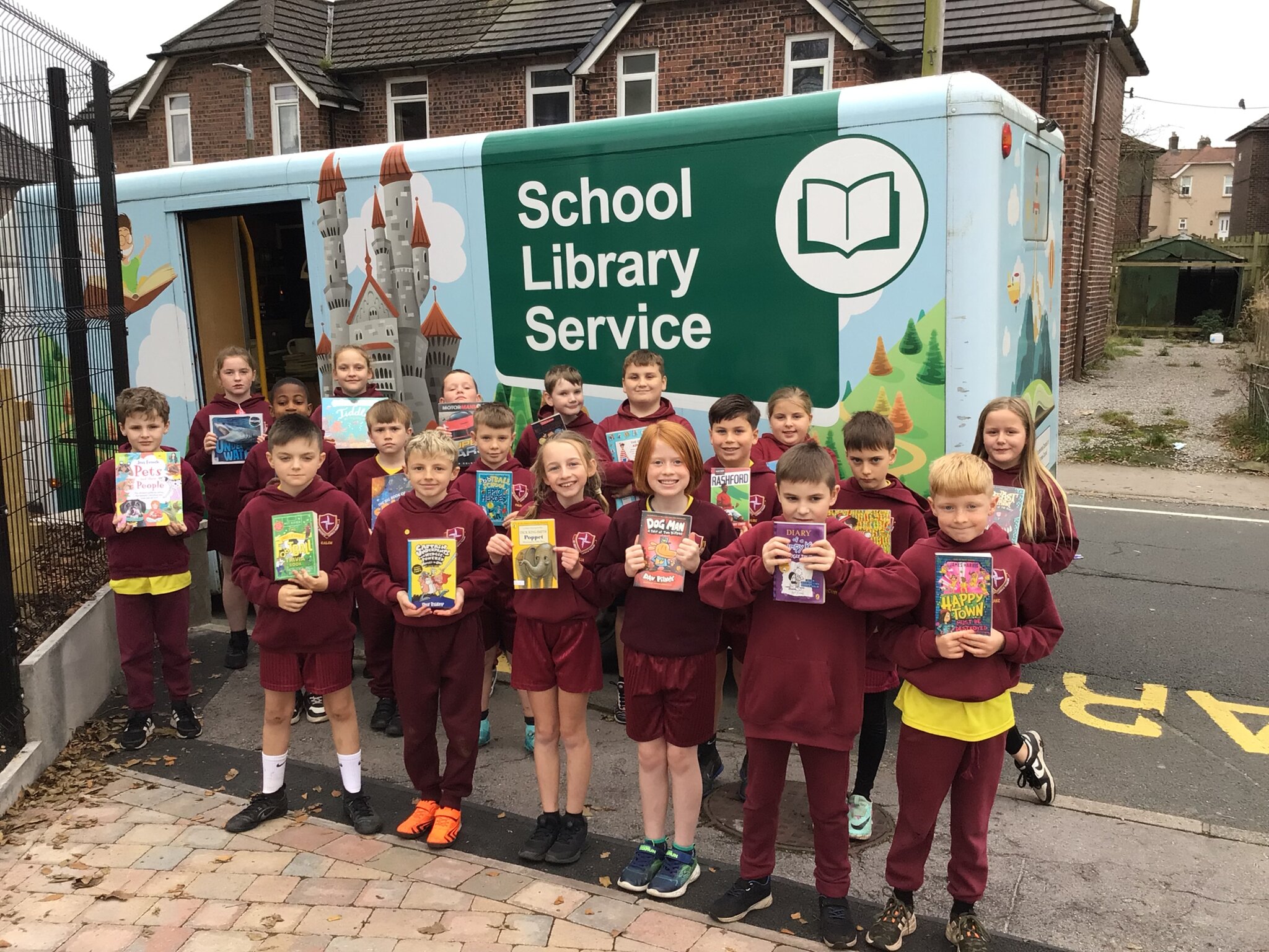 Image of Year 5 Visit the Library Van