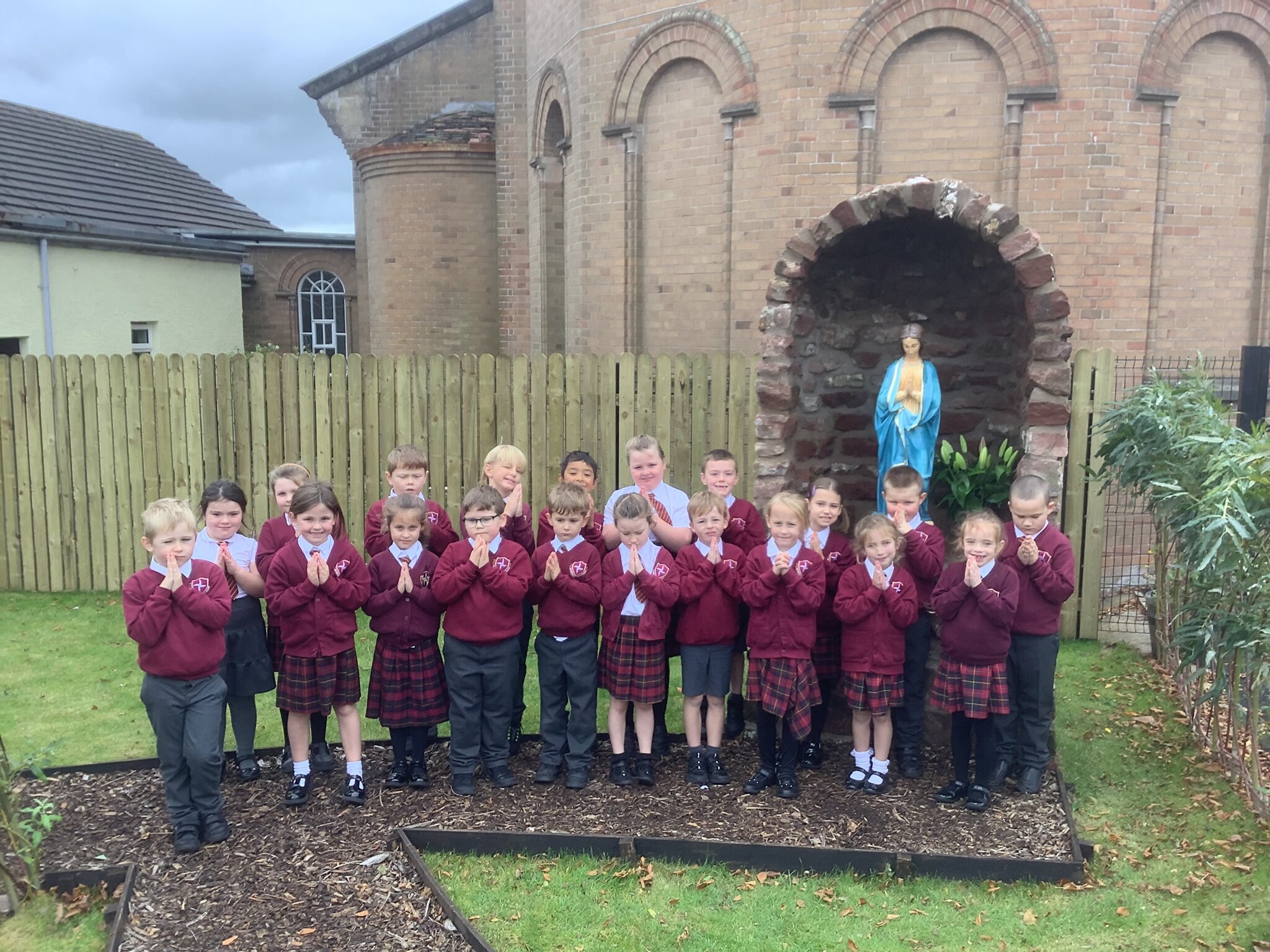 Image of Year 2 Attend the Official Opening of the Grotto