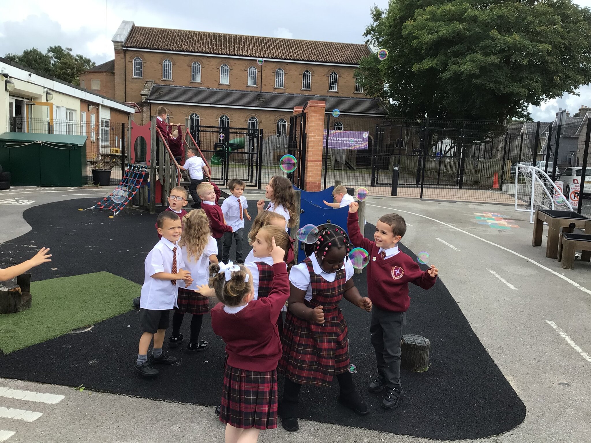 Image of Reception’s first week at school 2025