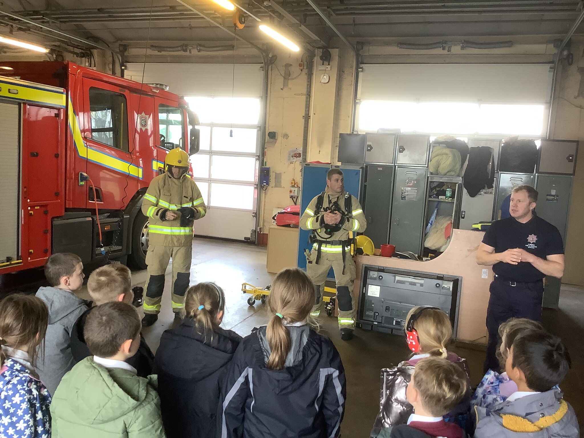 Image of Year 2 Fire Station Visit 2025