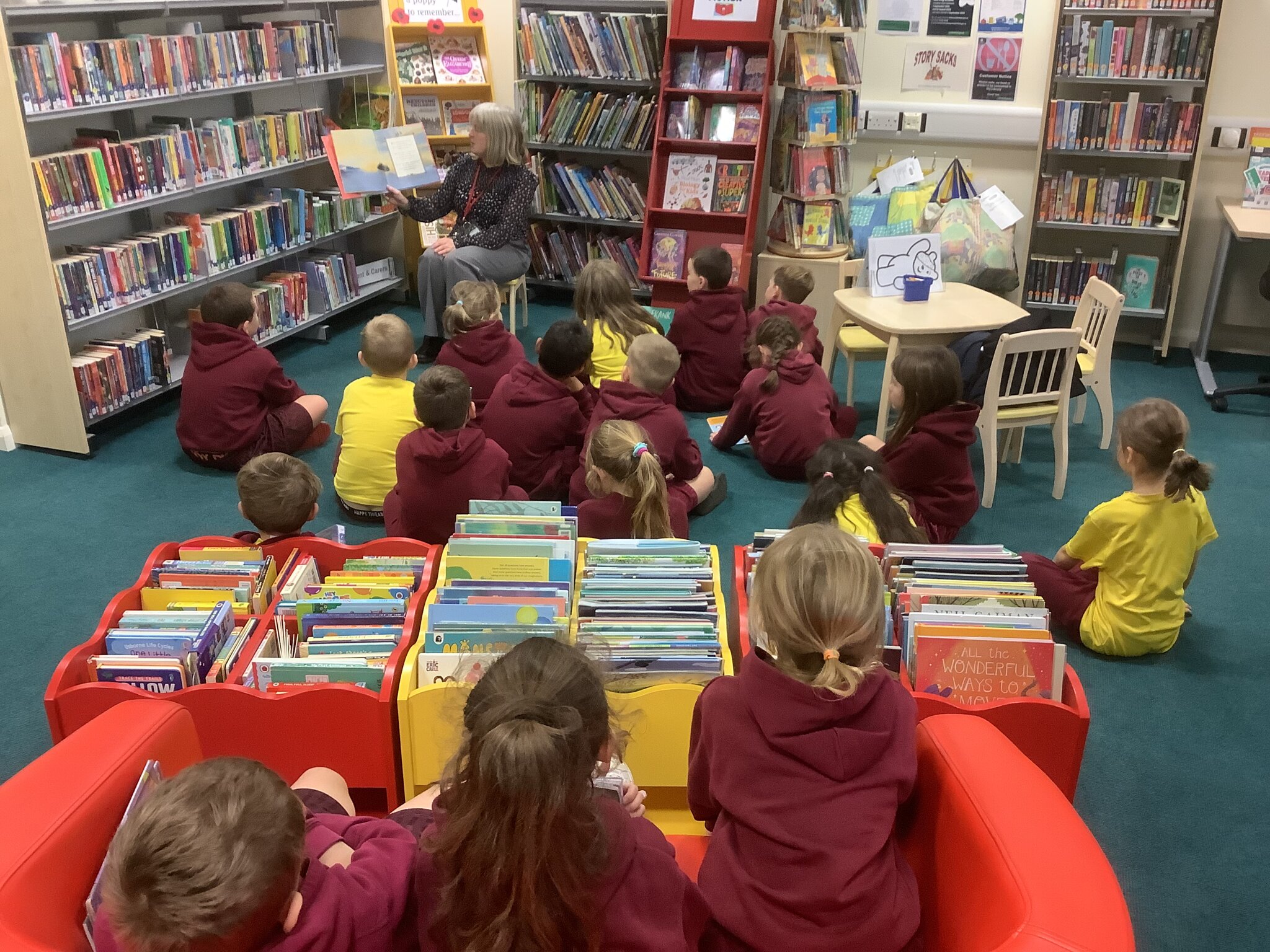 Image of Year 2 Library Visit November 2025