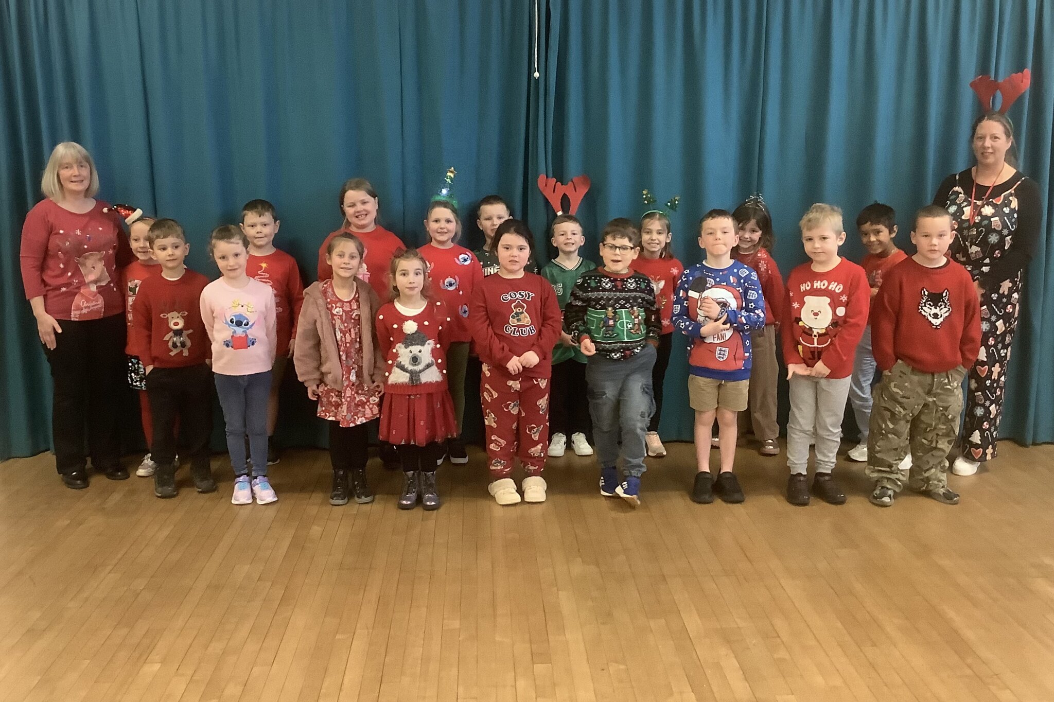 Image of Christmas Jumper Day 2025 with Year 2