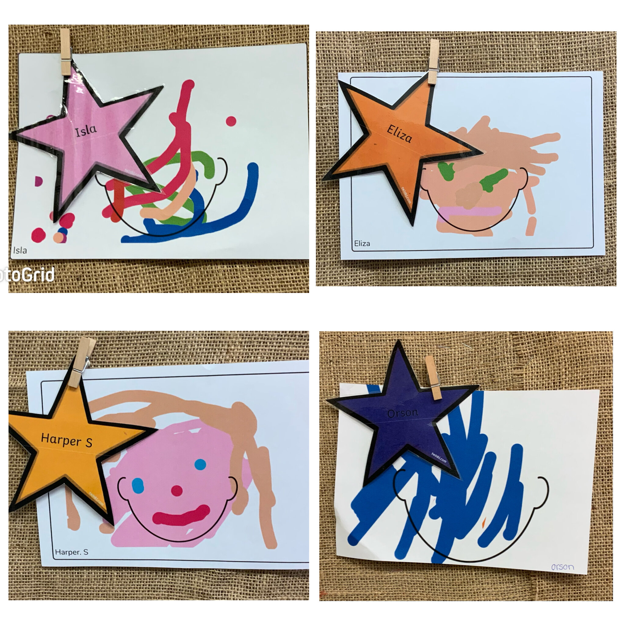 Image of Self portraits in Nursery 2025