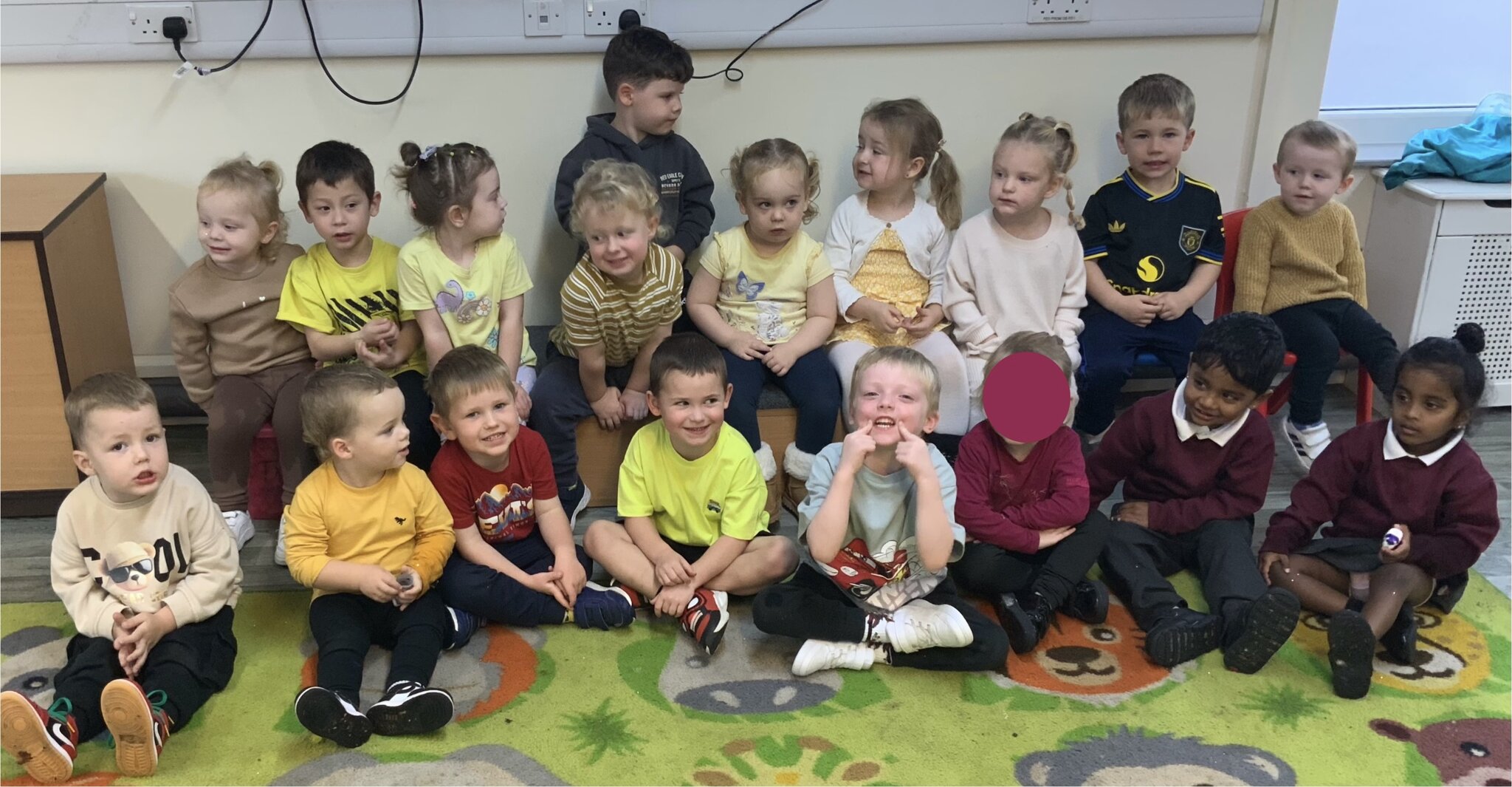 Image of Nursery wear yellow for World Mental Health Dsy
