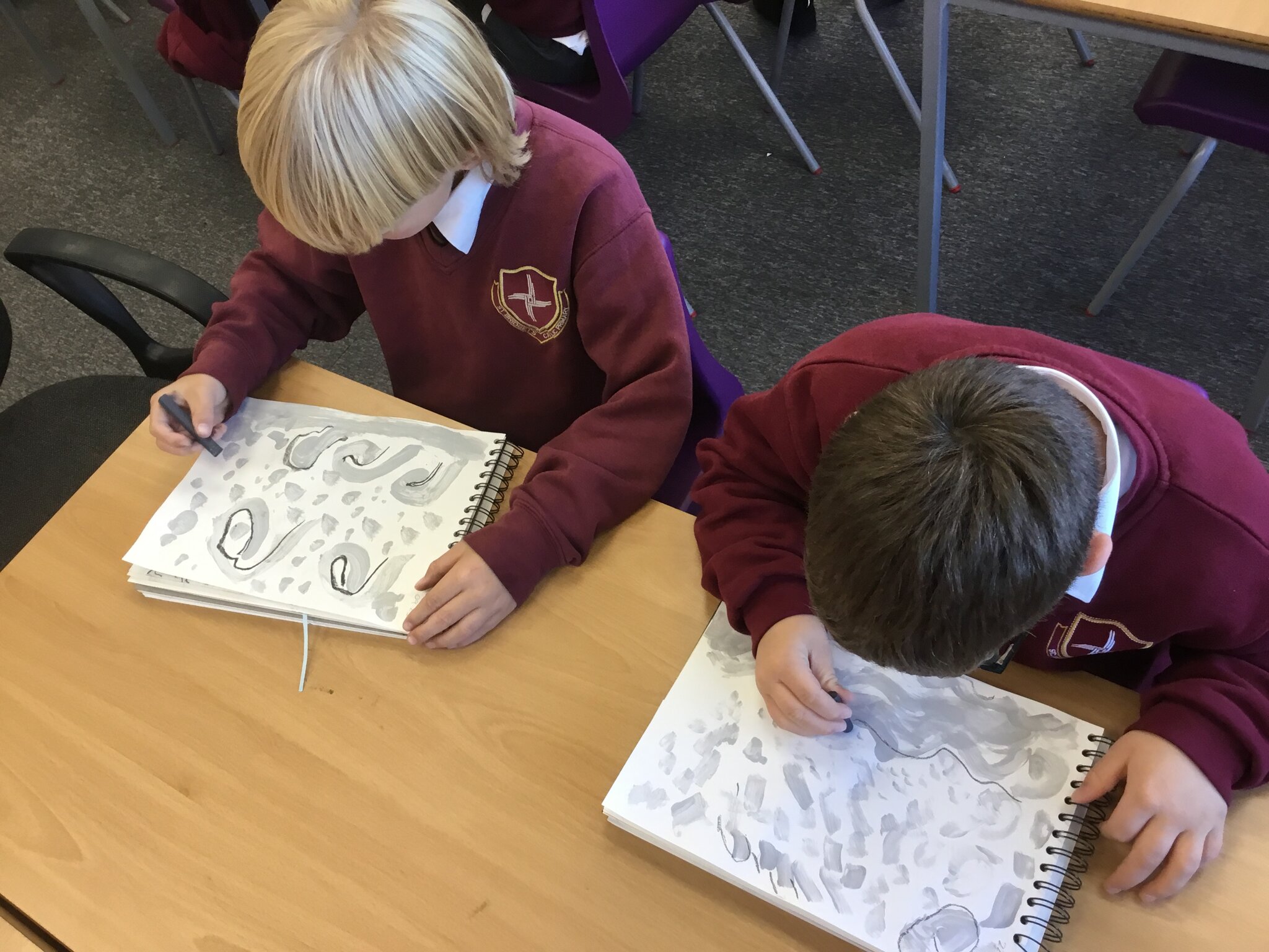 Image of Y2 Making Marks in Art
