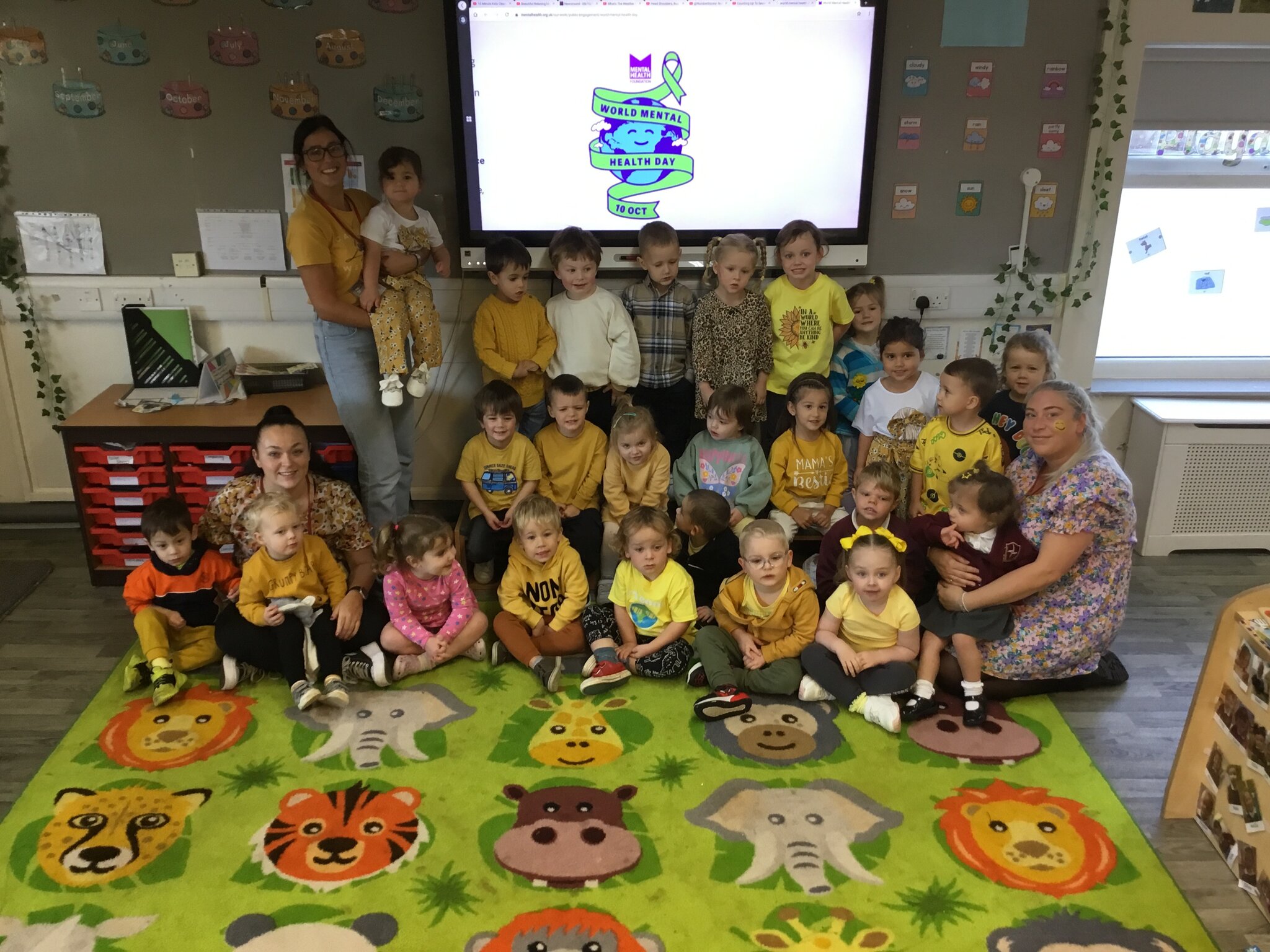 Image of Nursery Celebrate World Mental Health Day 