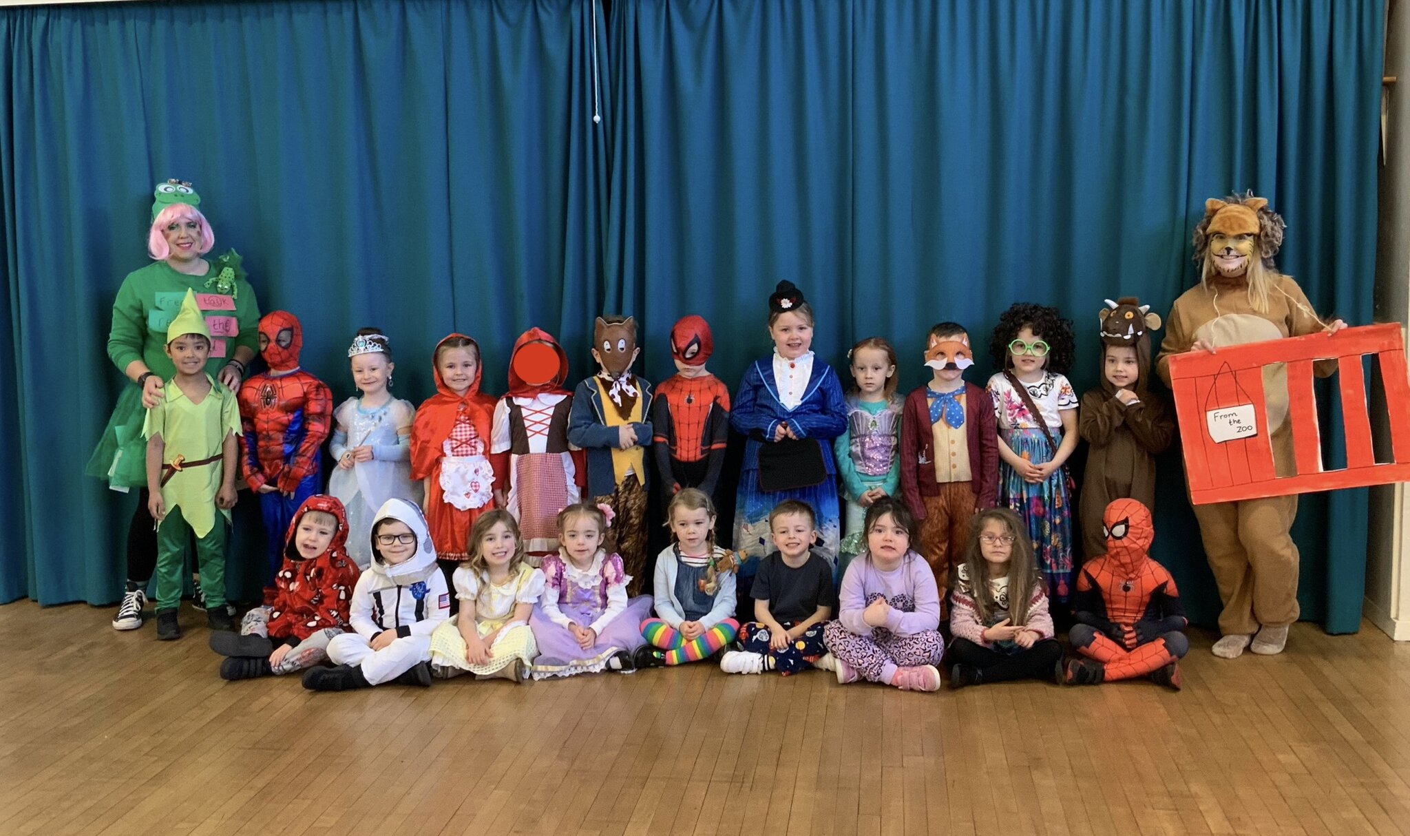 Image of World Book Day in Reception 2024