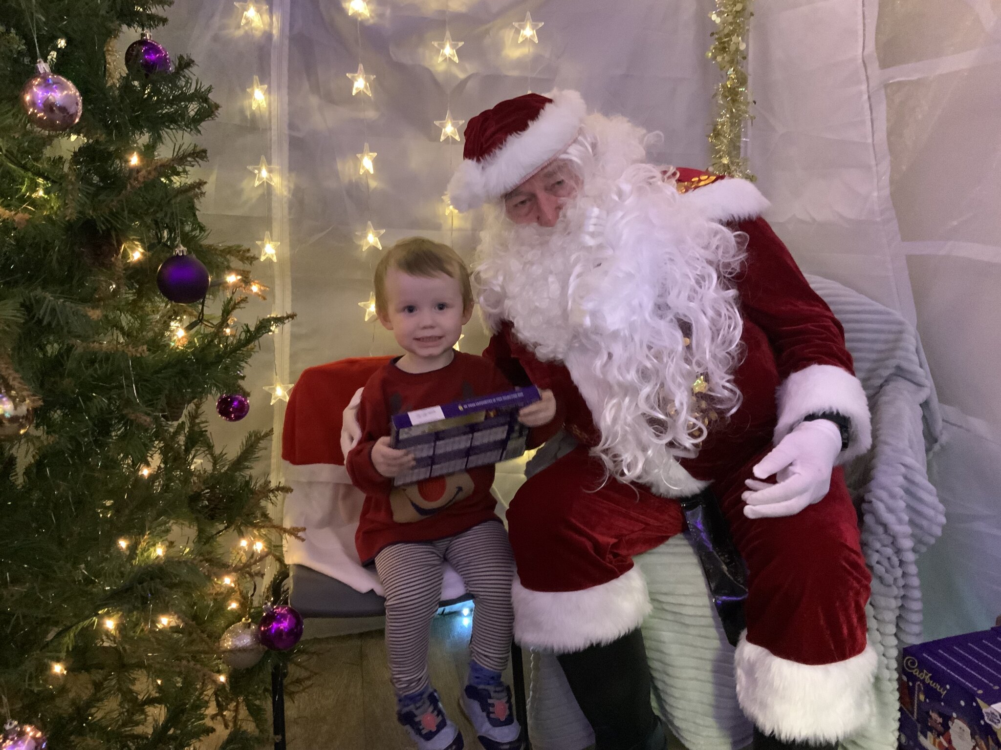 Image of Nursery Christmas jumper day and Santa visit