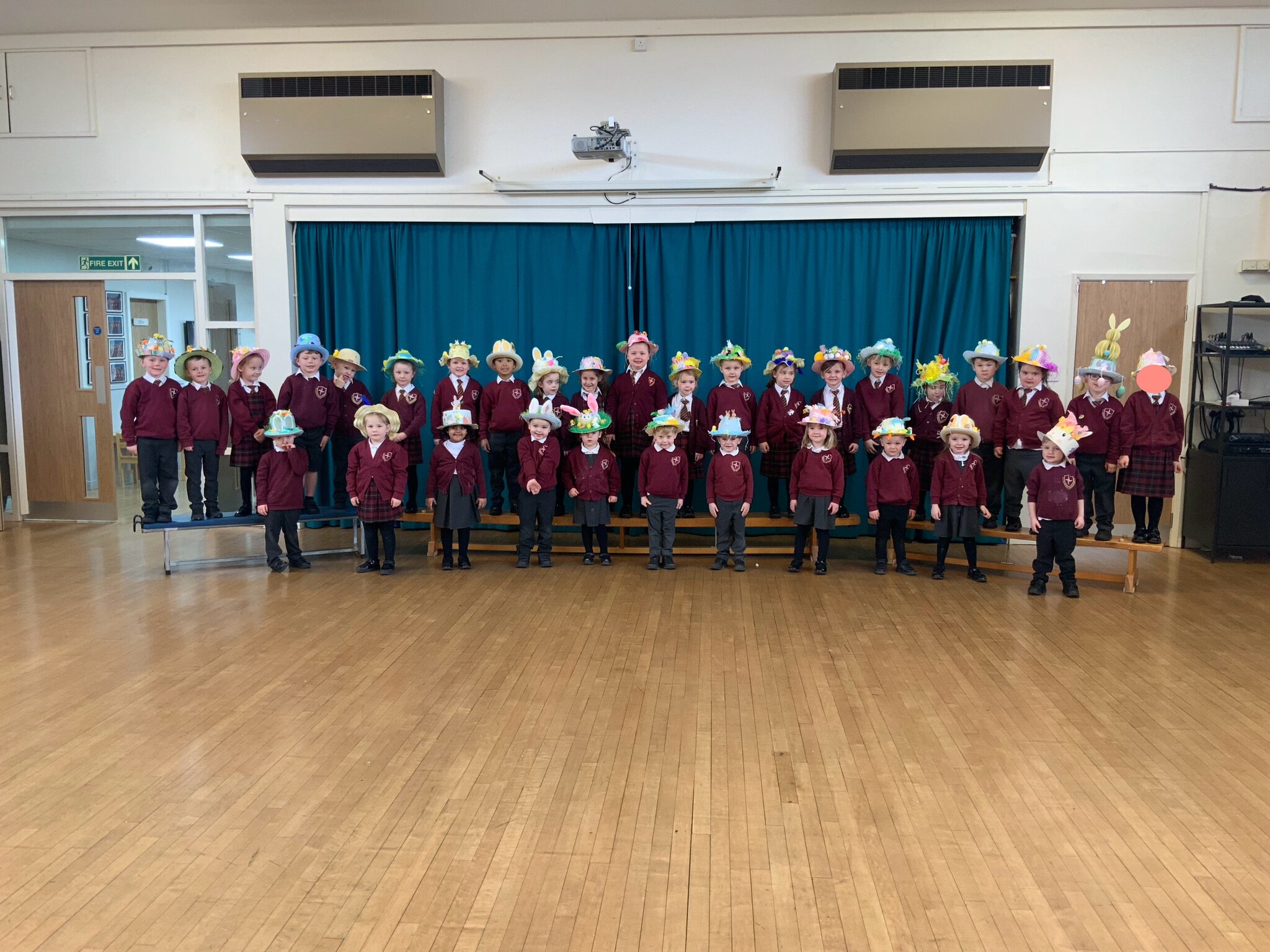 Image of Nursery 1 and Reception’s Easter Bonnet parade 