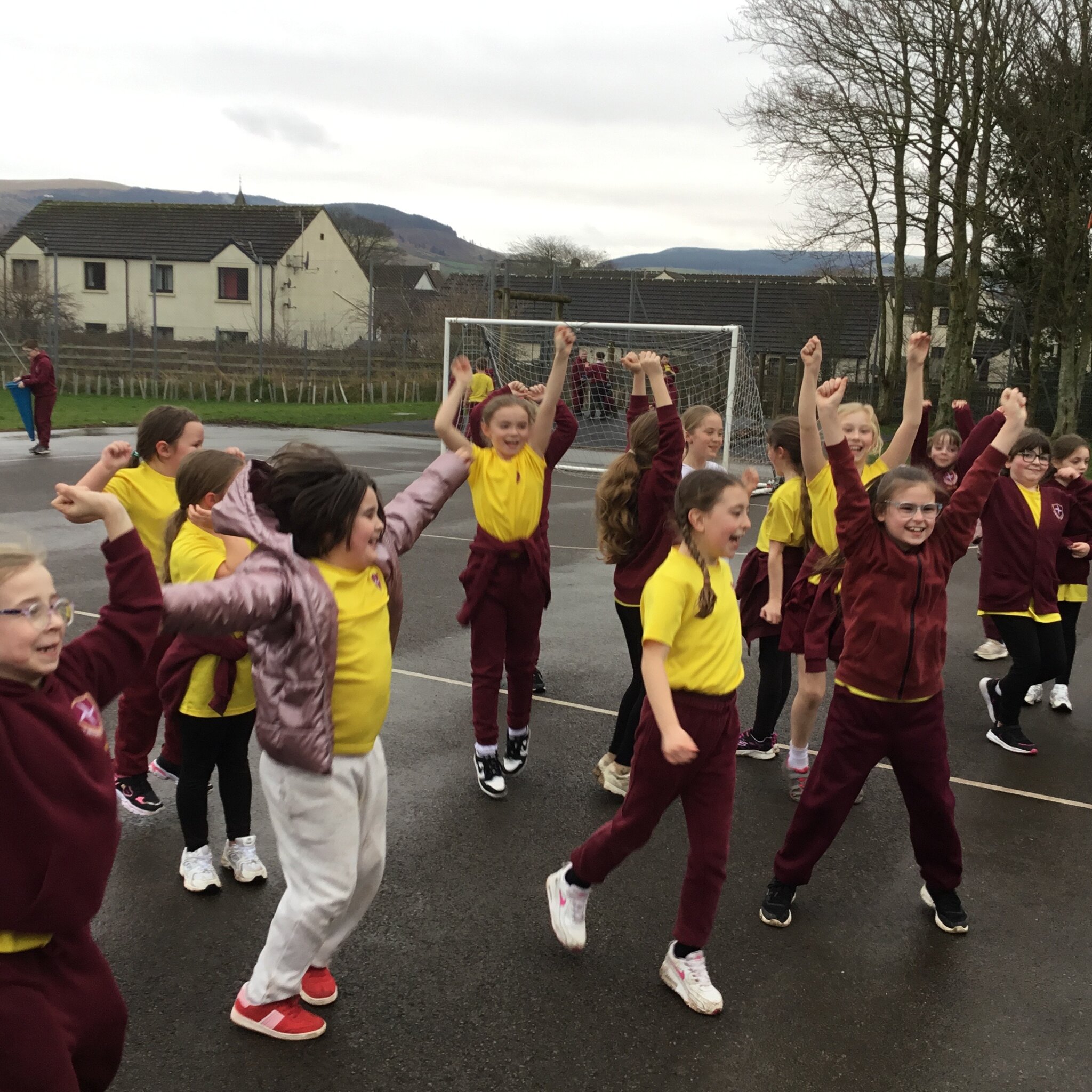 Image of Year 3 take part in the Biggest ever football event 2025