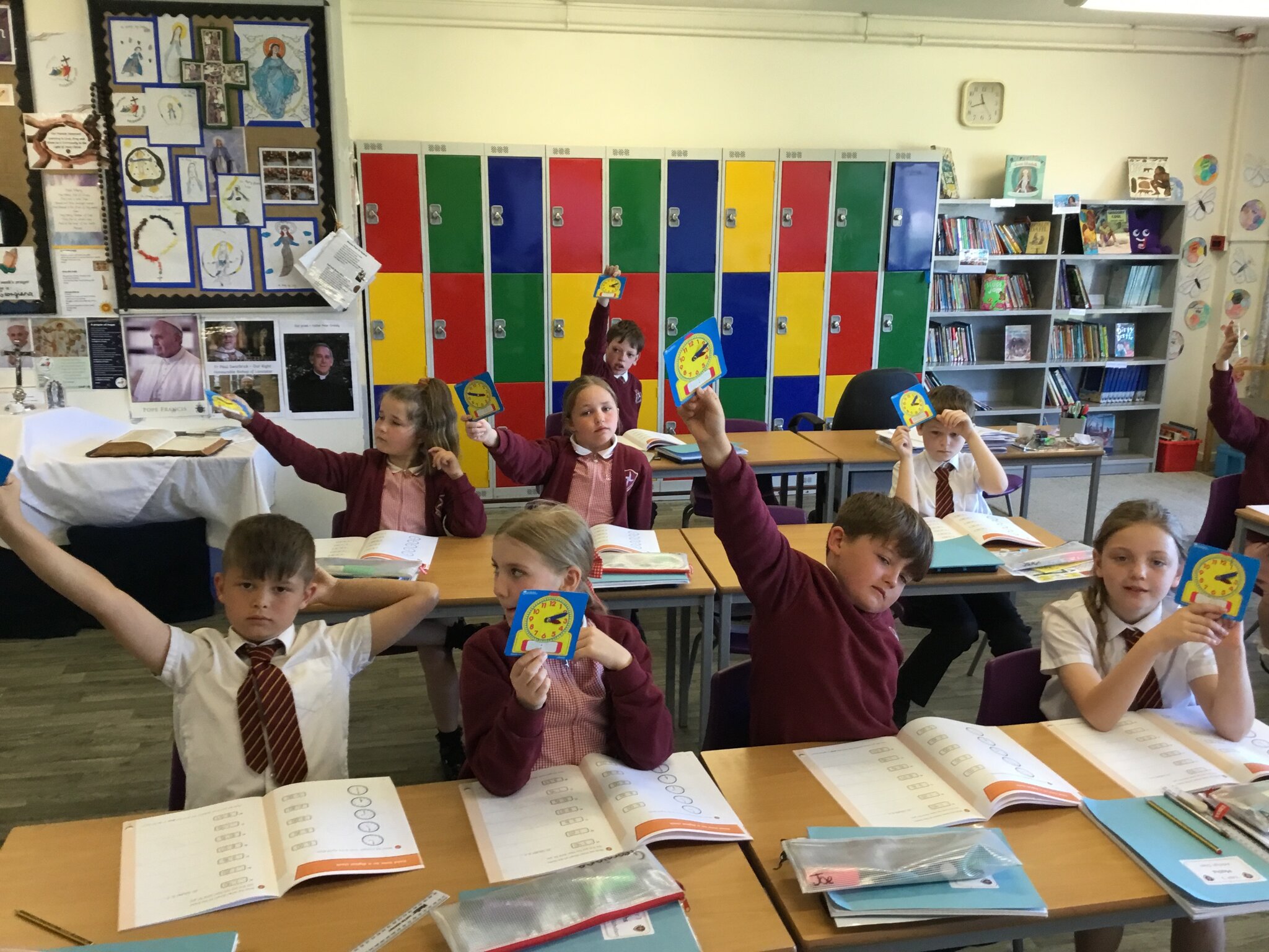 Image of Year 3 learn to tell the the time accurately 