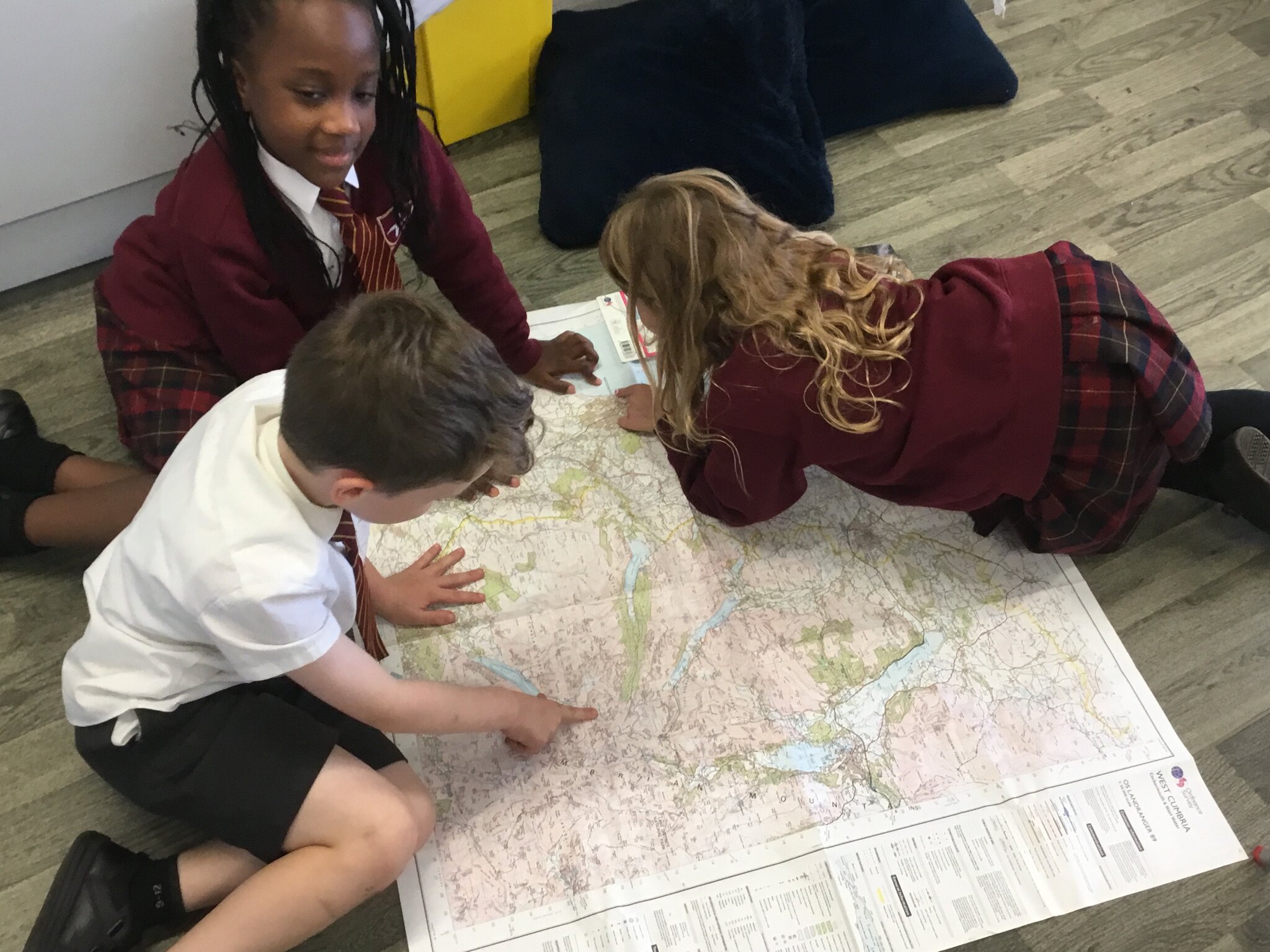 Image of Year 3 map work