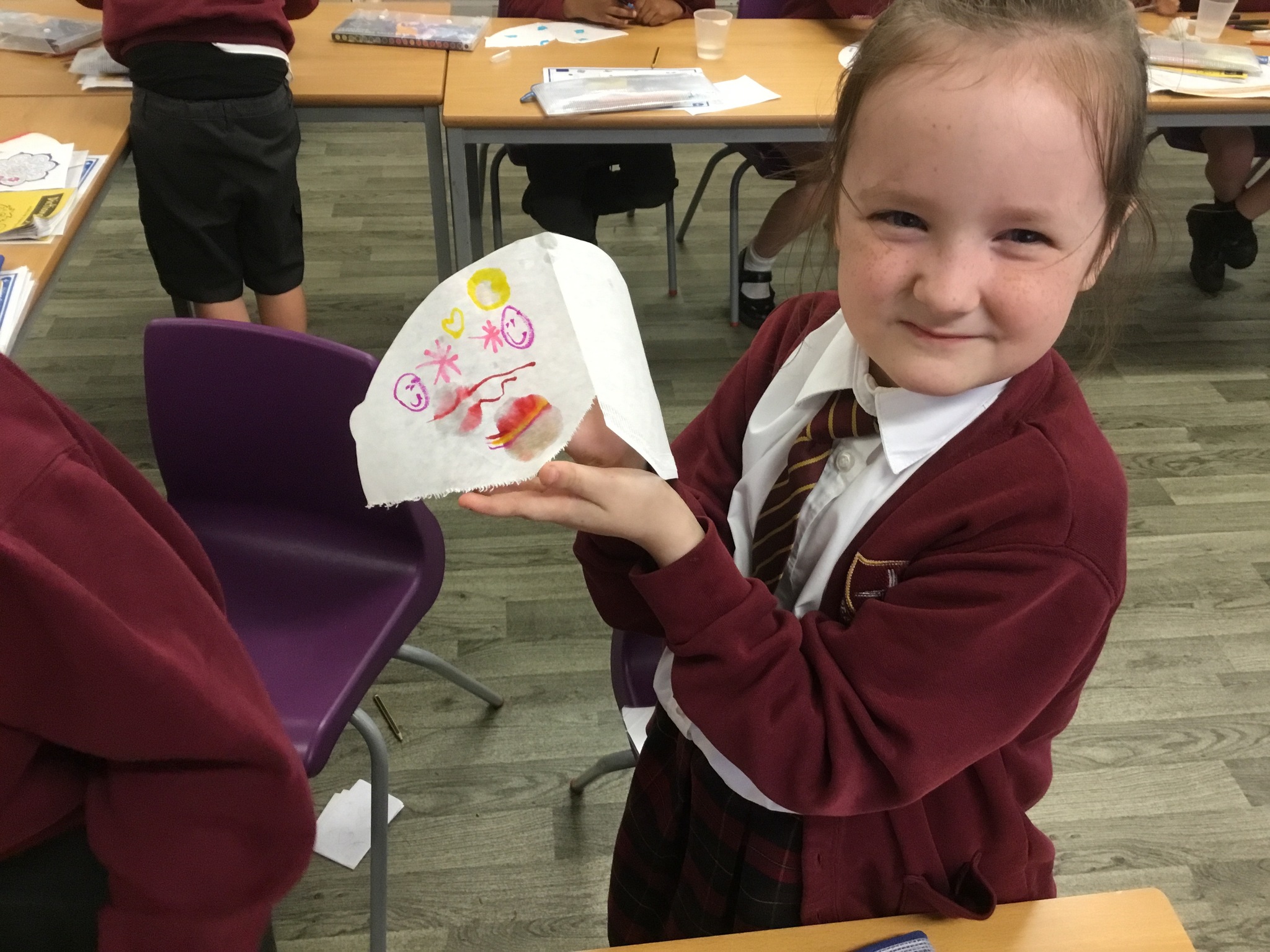 Image of Year 3 Mandala Patterns in Collage and Textiles