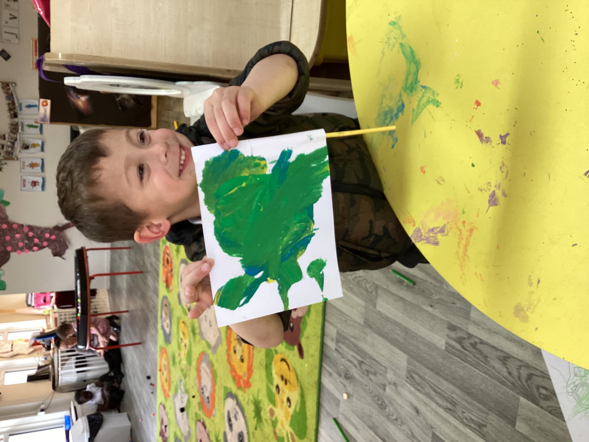 Image of Nursery: Flag Making