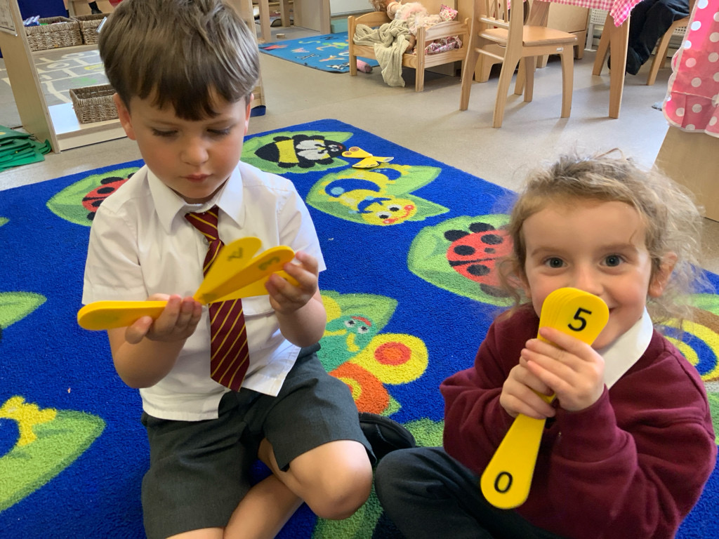 Image of Number counting in Reception 