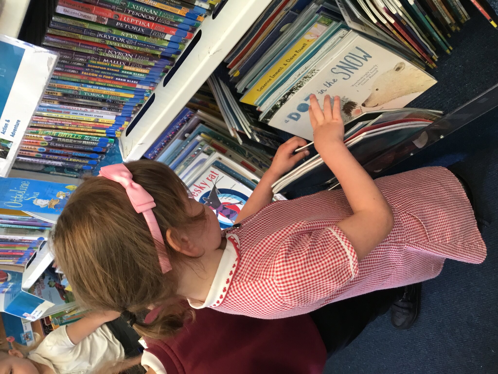 Image of Nursery visit to the Book Bus