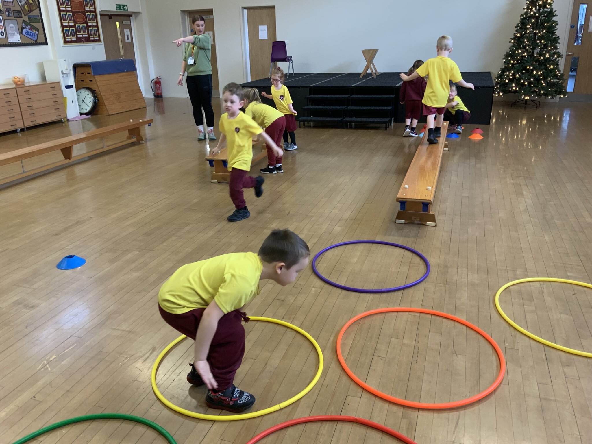 Image of Reception obstacle course session 