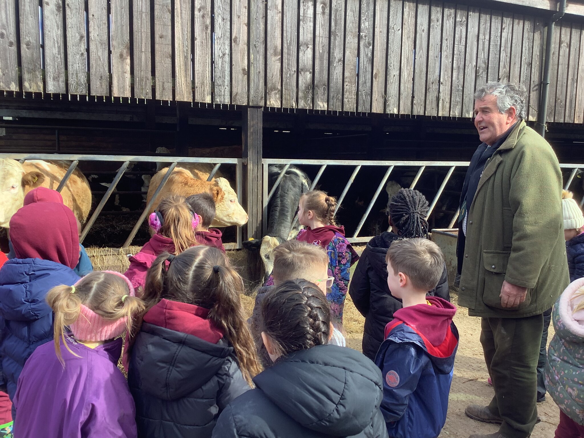 Image of Y2 Visit Strudda Bank Farm March 2025