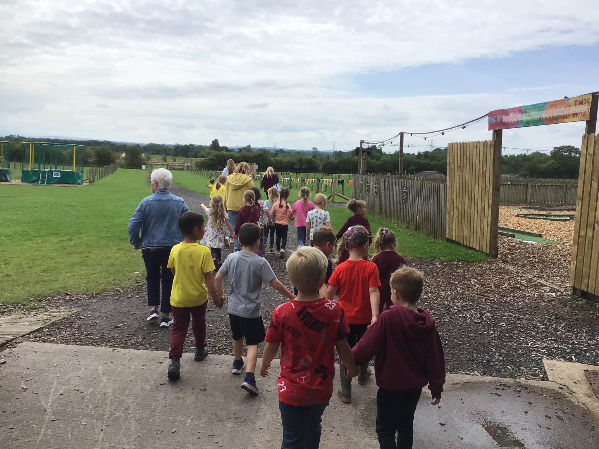 Image of Reception end of year fun at Walby Farm park