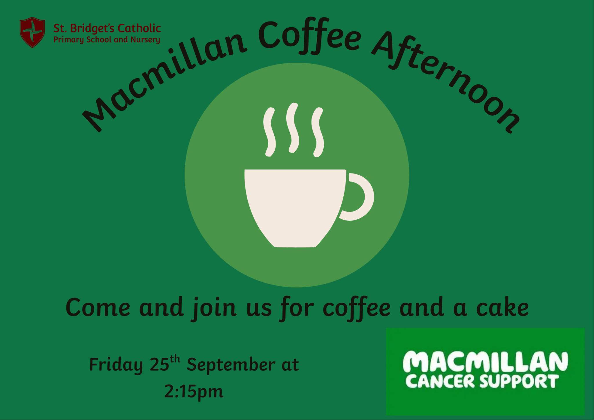 Image of Macmillan Coffee Afternoon