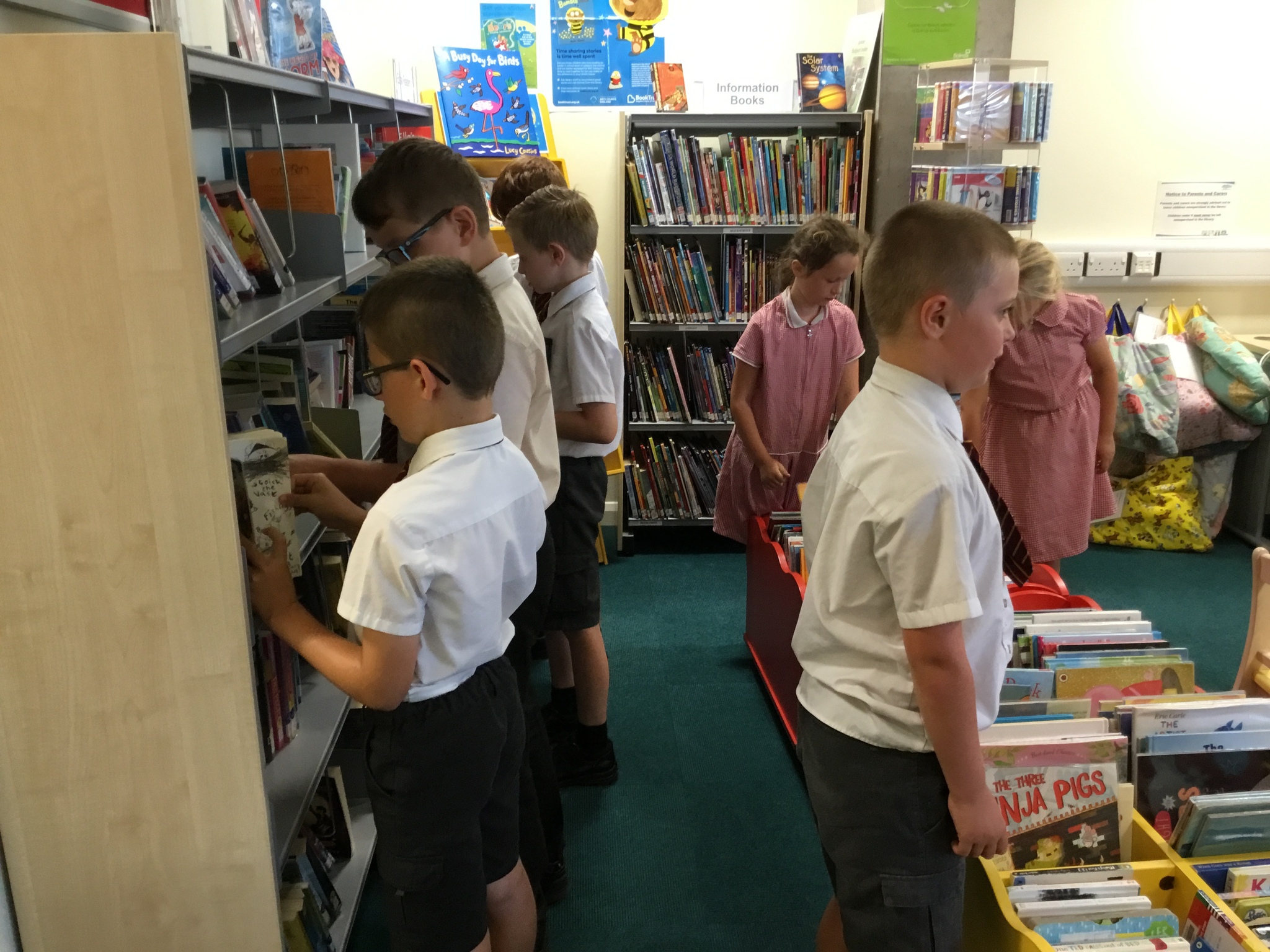 Image of Y4 Library Visit