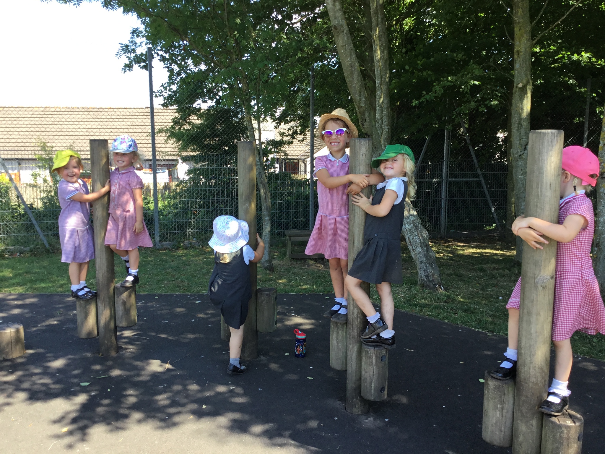 Image of Nursery having fun in the sun!