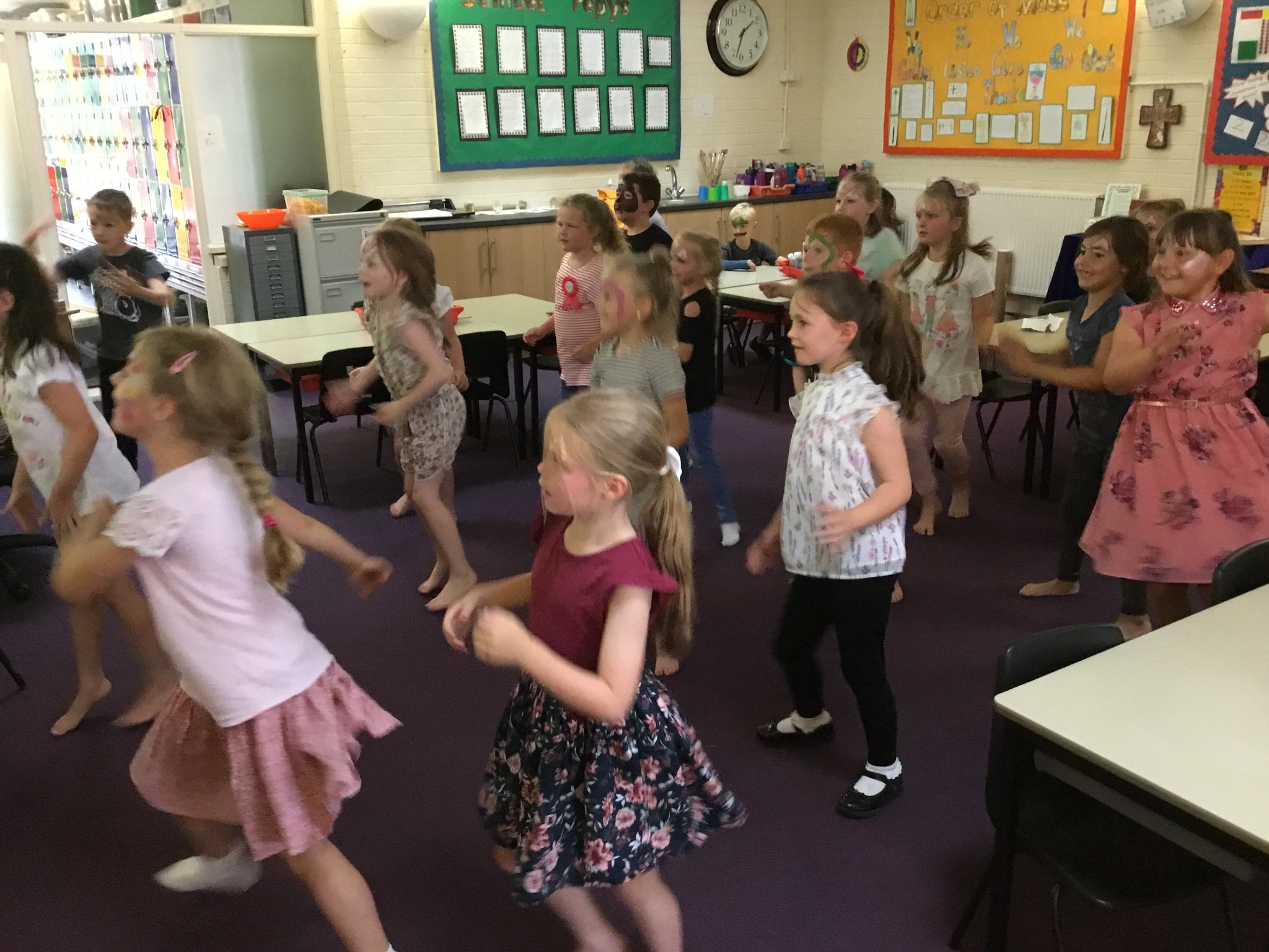 Image of Year 2 African Dancing