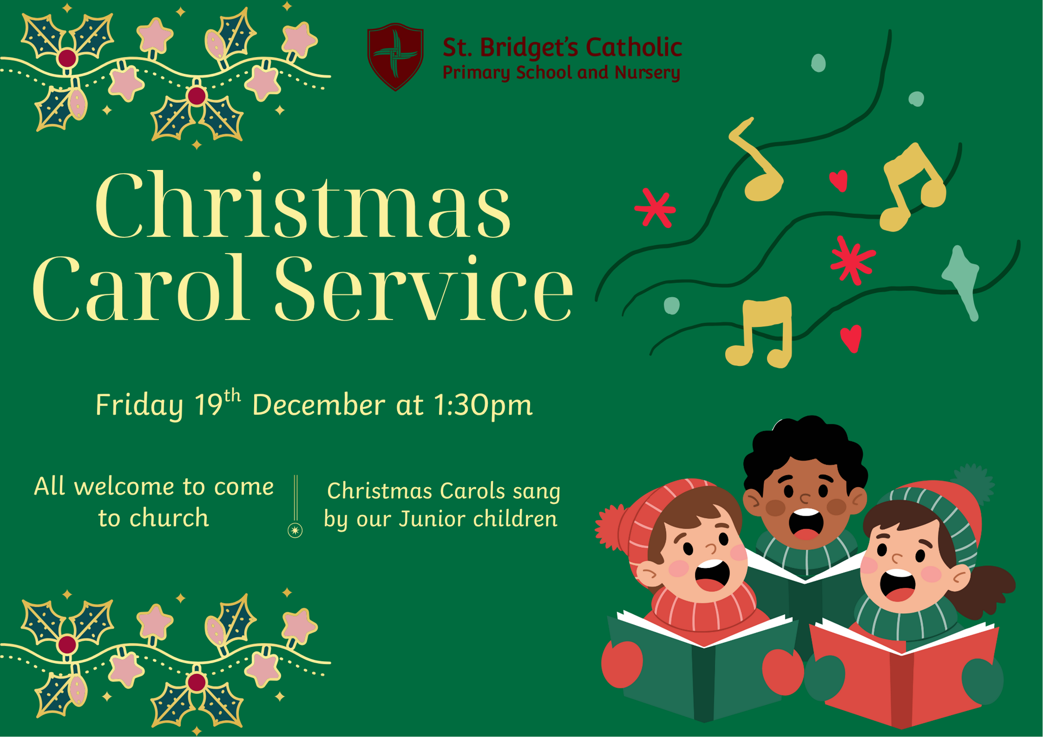 Image of Christmas Carol Service in church 2025