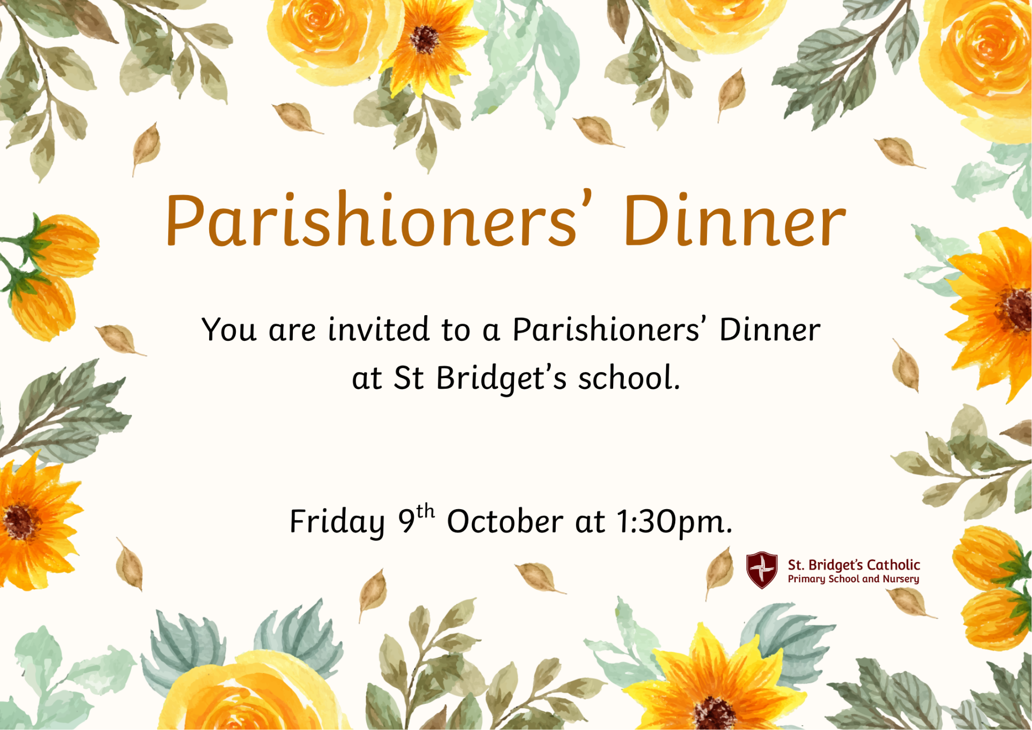 Image of Parishioners’ Dinner