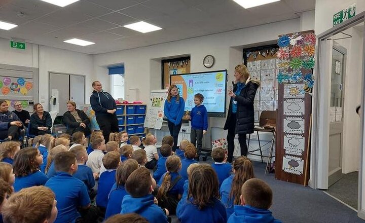 Image of St Bridget's Win Small School's Street Tag Award